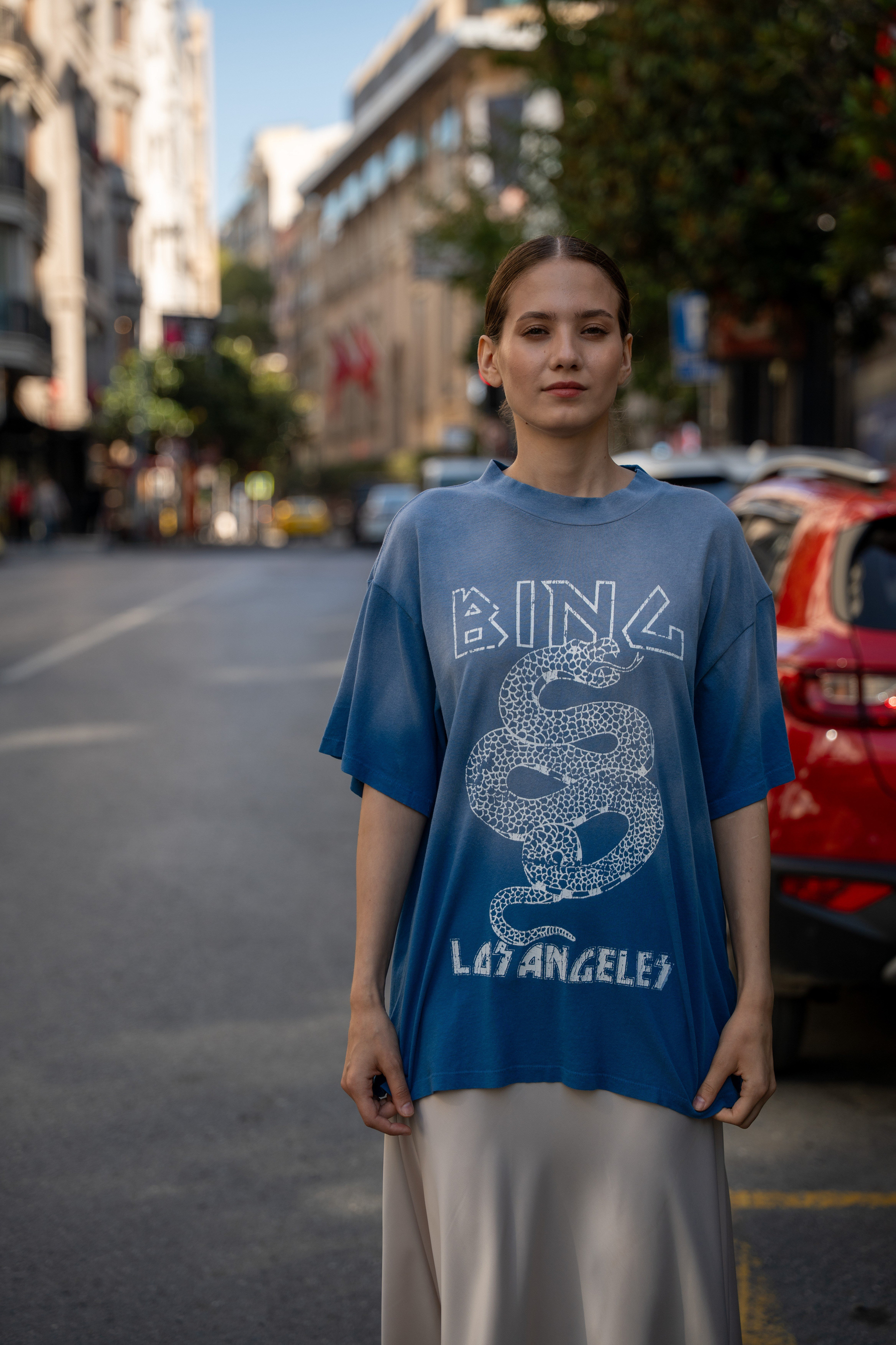 Kadın AB  Ashton Snake Tee T-shirt