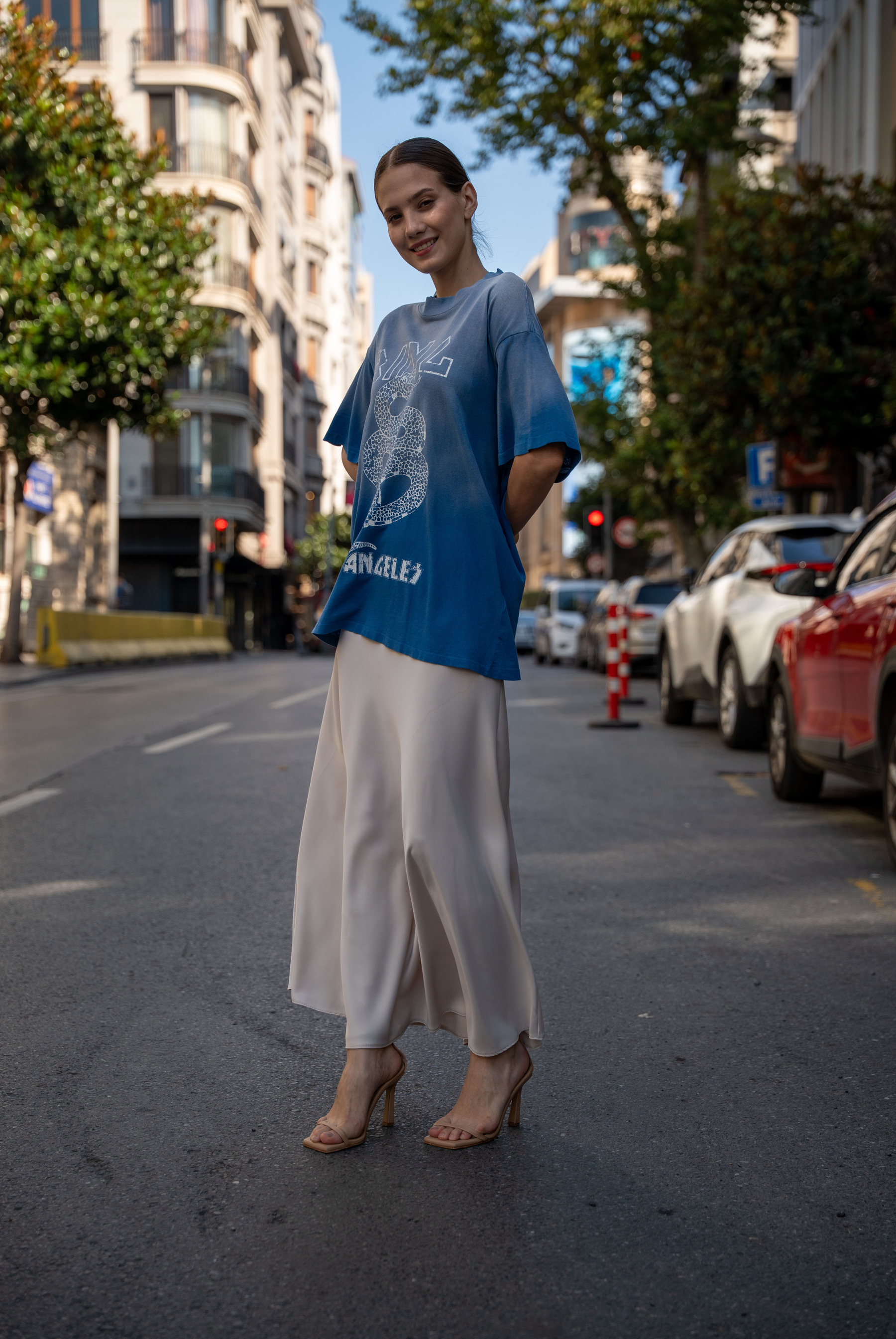 Kadın AB  Ashton Snake Tee T-shirt