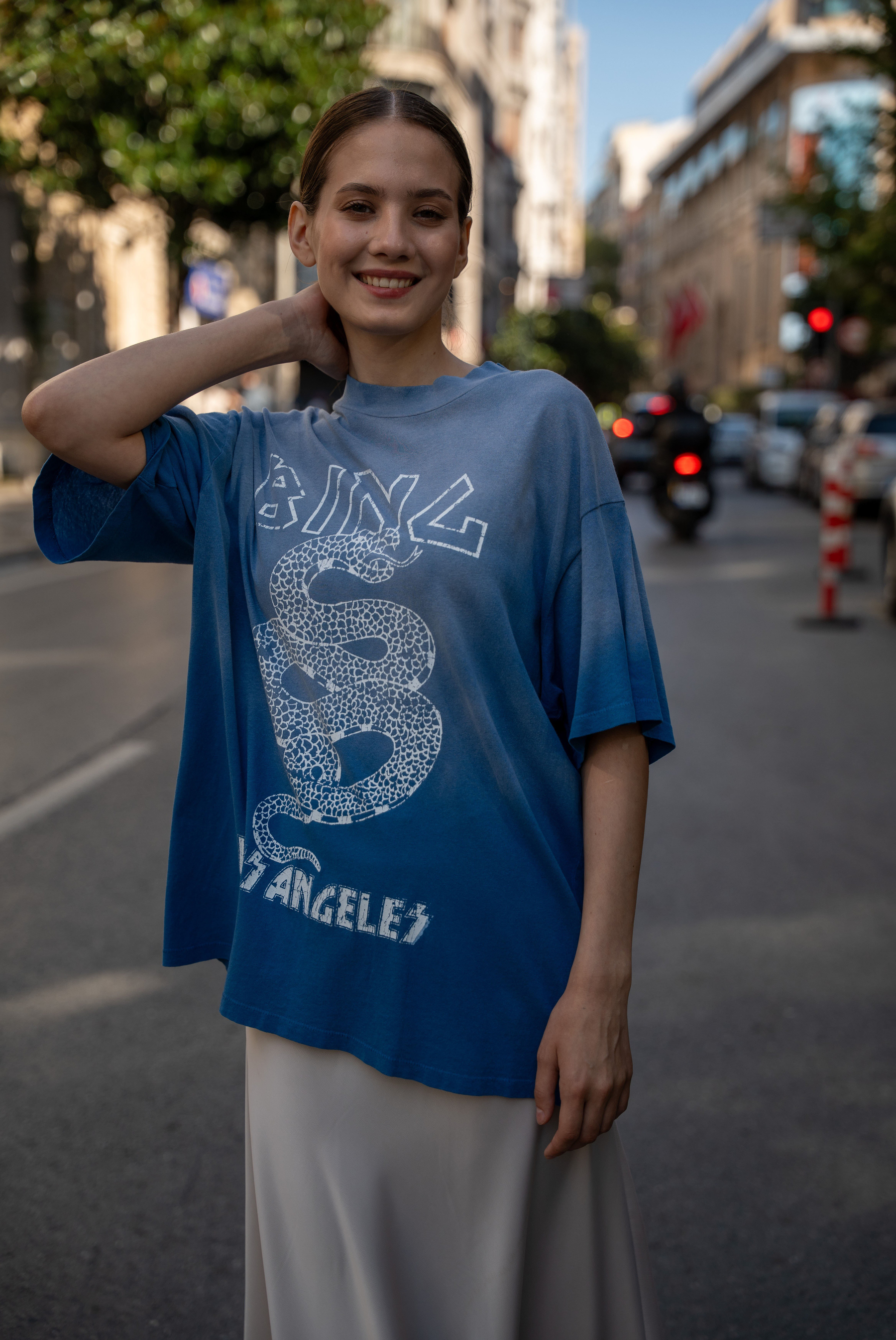 Kadın AB  Ashton Snake Tee T-shirt