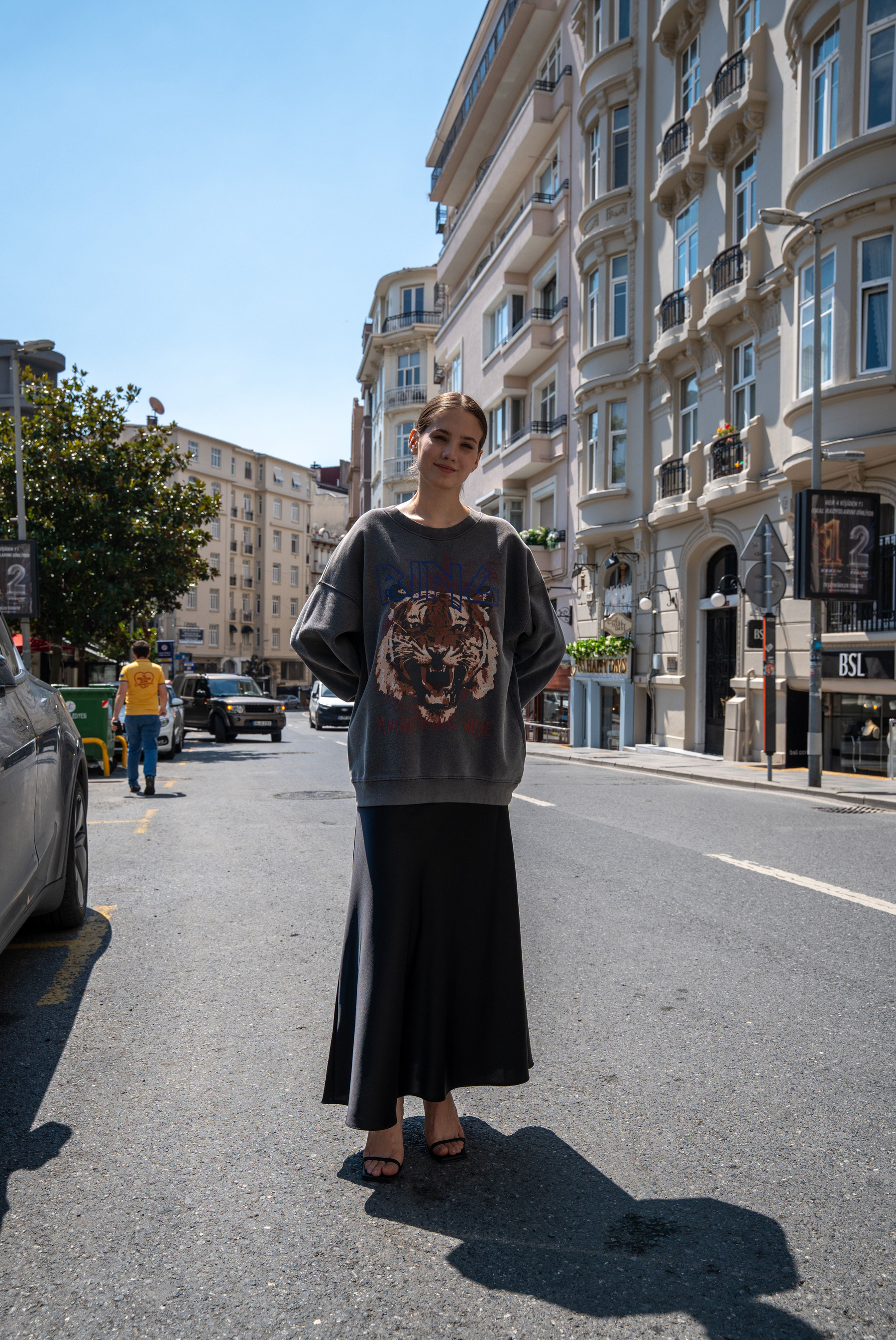 Kadın AB Aslanlı Sweatshirt