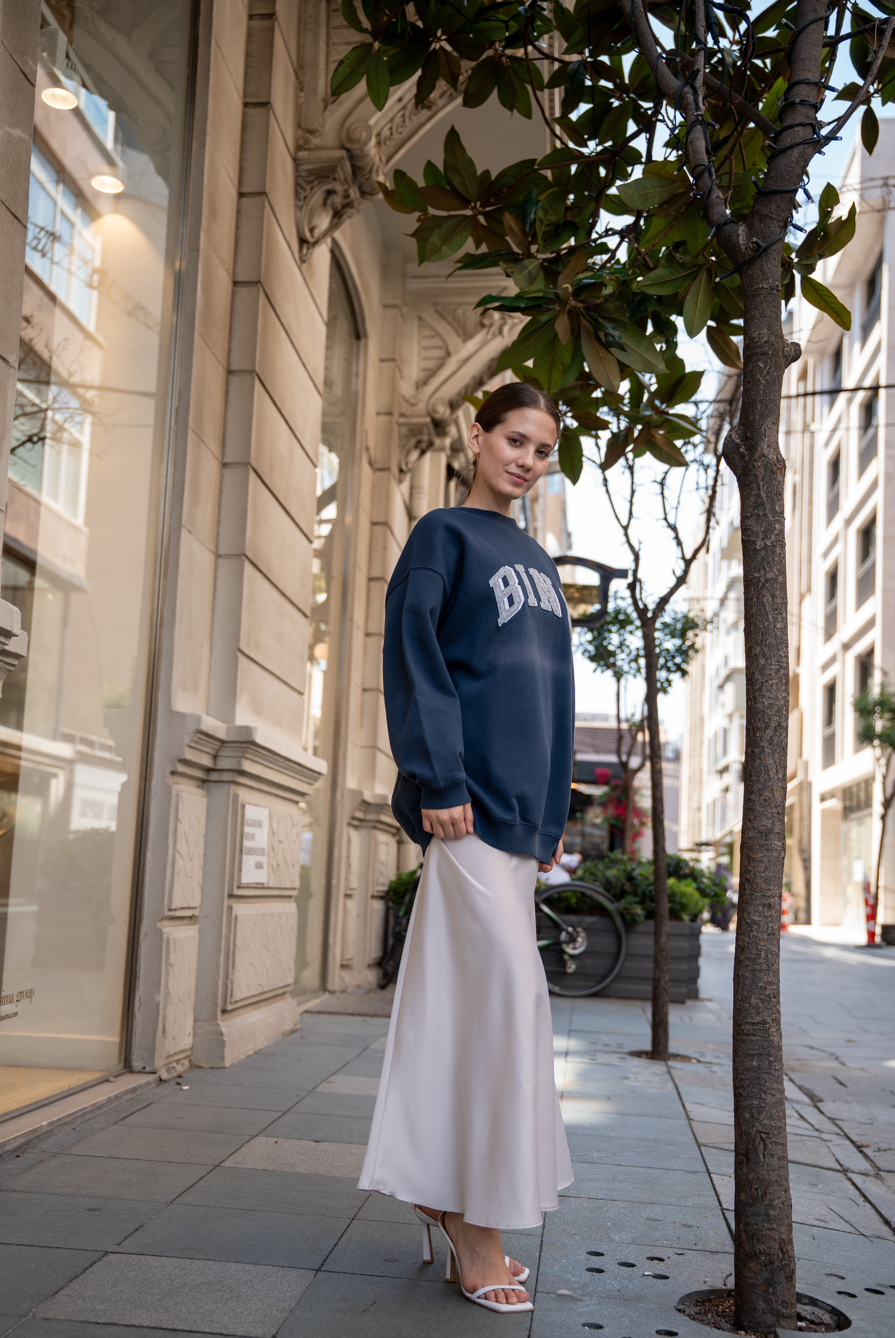 Kadın AB Bradie Sweatshirt Navy 