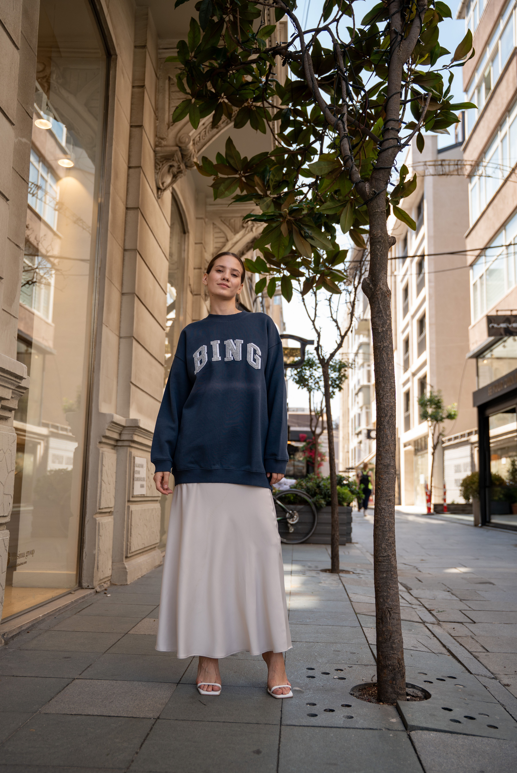Kadın AB Bradie Sweatshirt Navy 