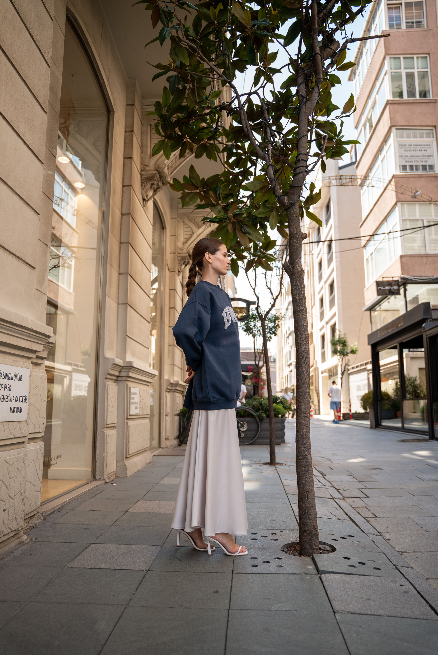 Kadın AB Bradie Sweatshirt Navy 