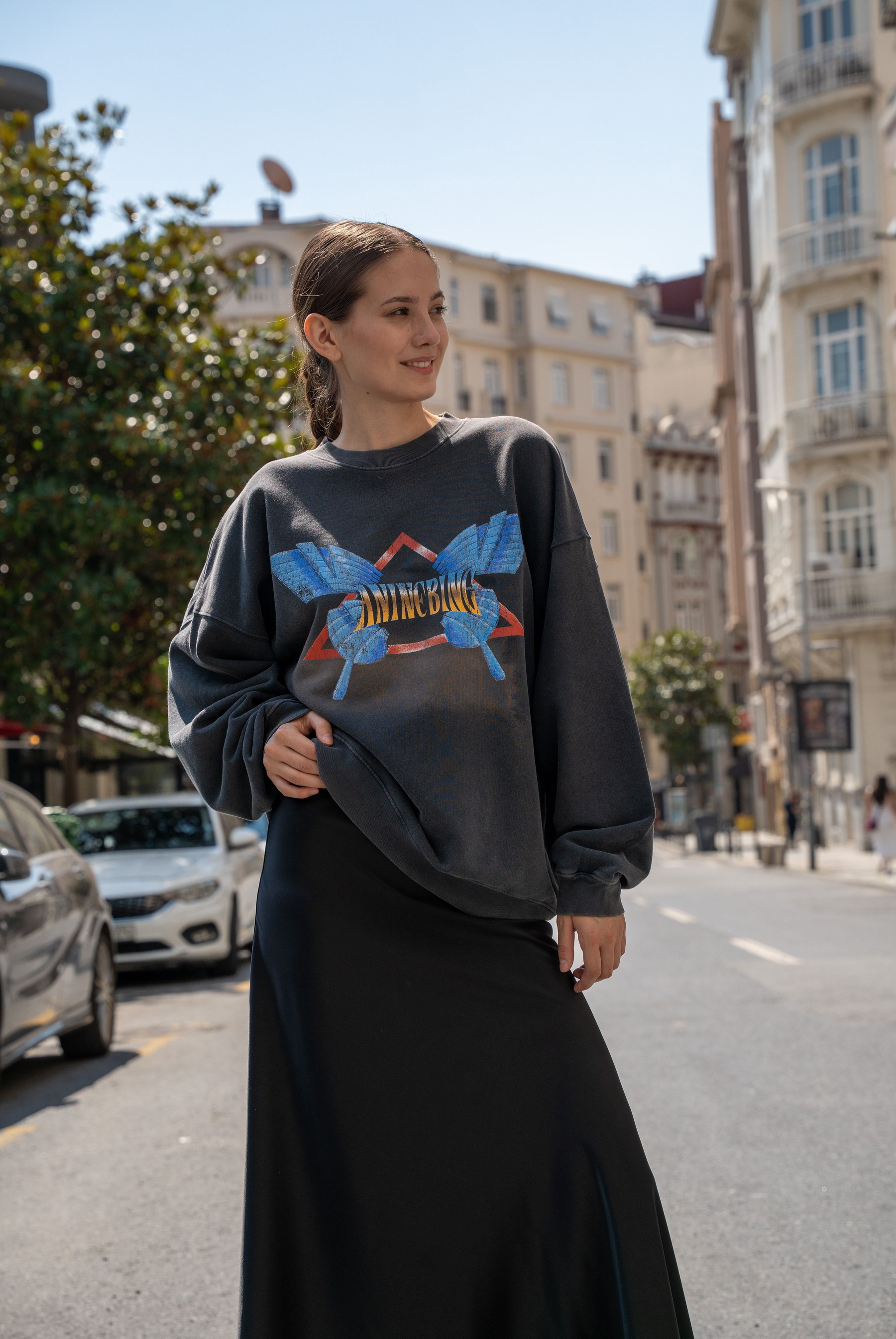Kadın AB Harvery Crew Butterly Sweatshirt