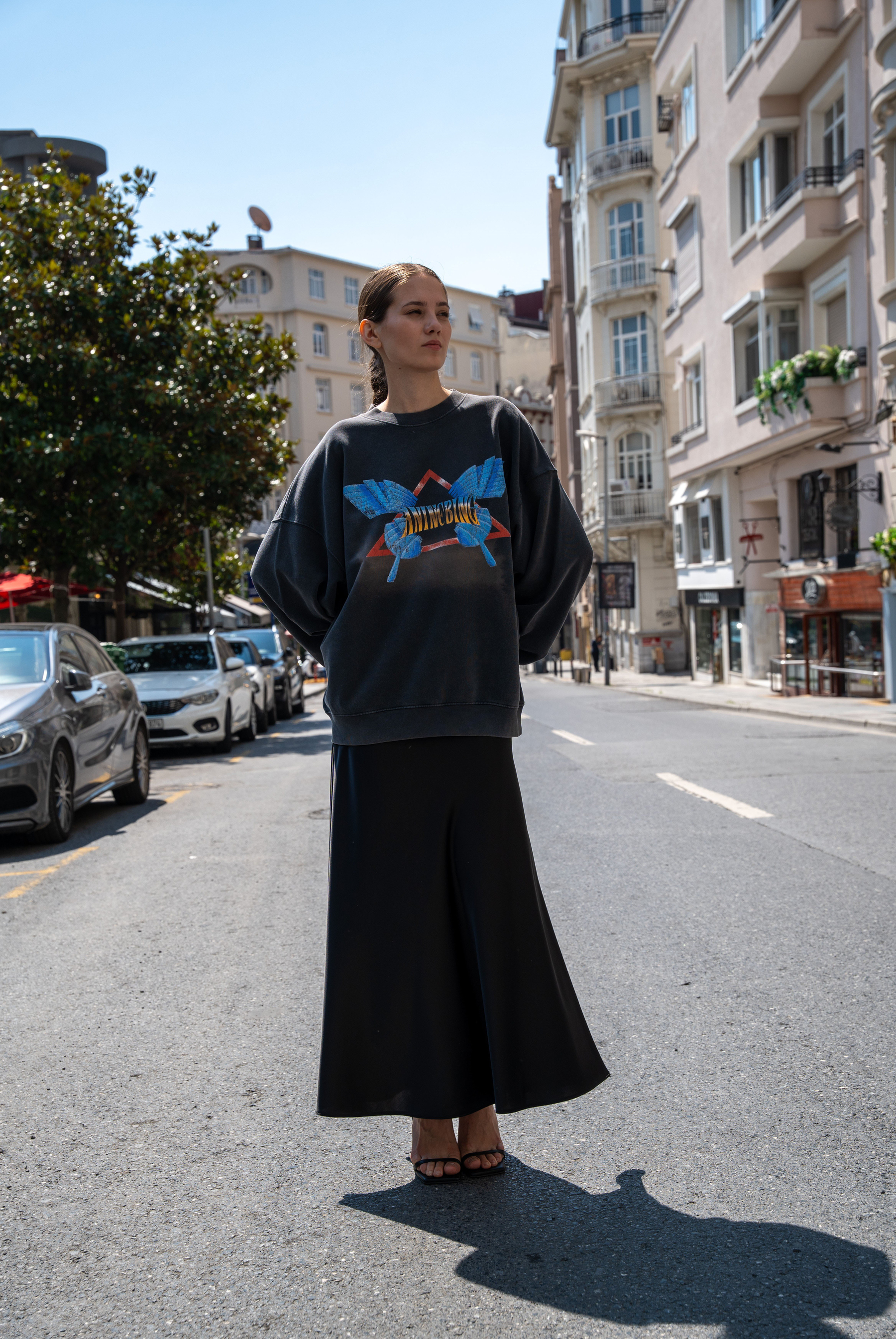 Kadın AB Harvery Crew Butterly Sweatshirt