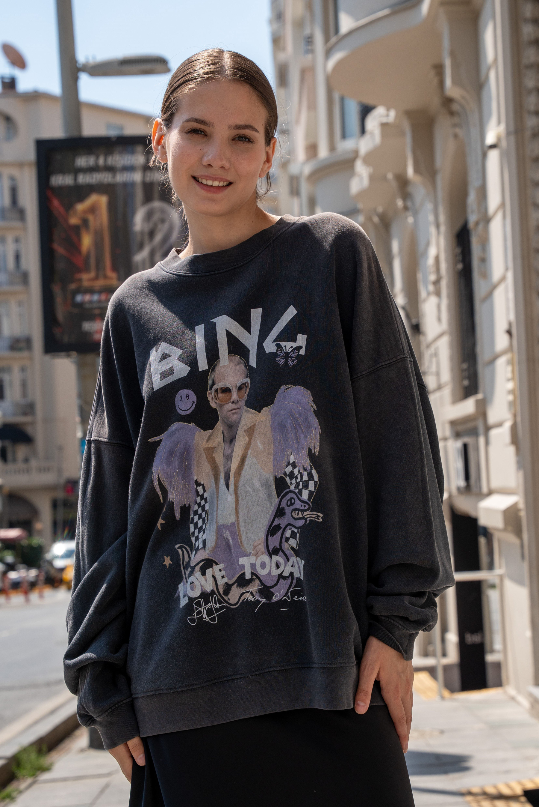 Kadın AB Harvey Elton John Sweatshirt