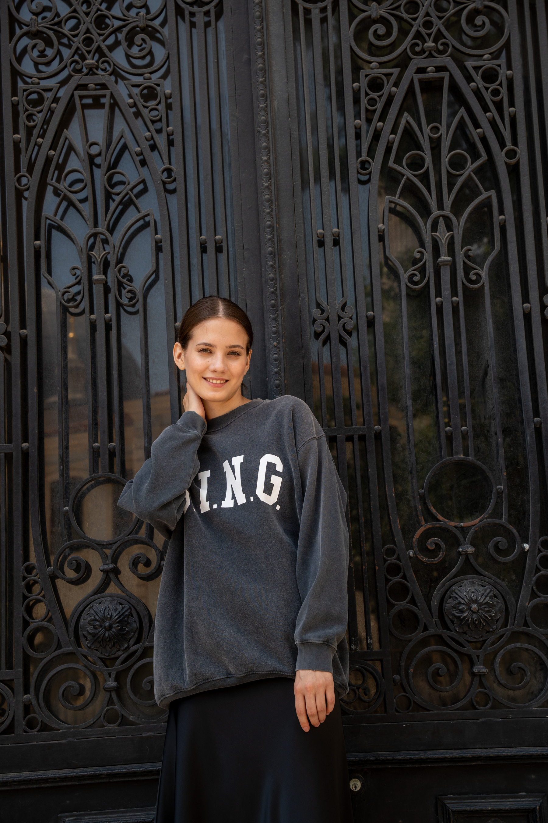 Kadın AB Tyler Logo Baskılı Sweatshirt