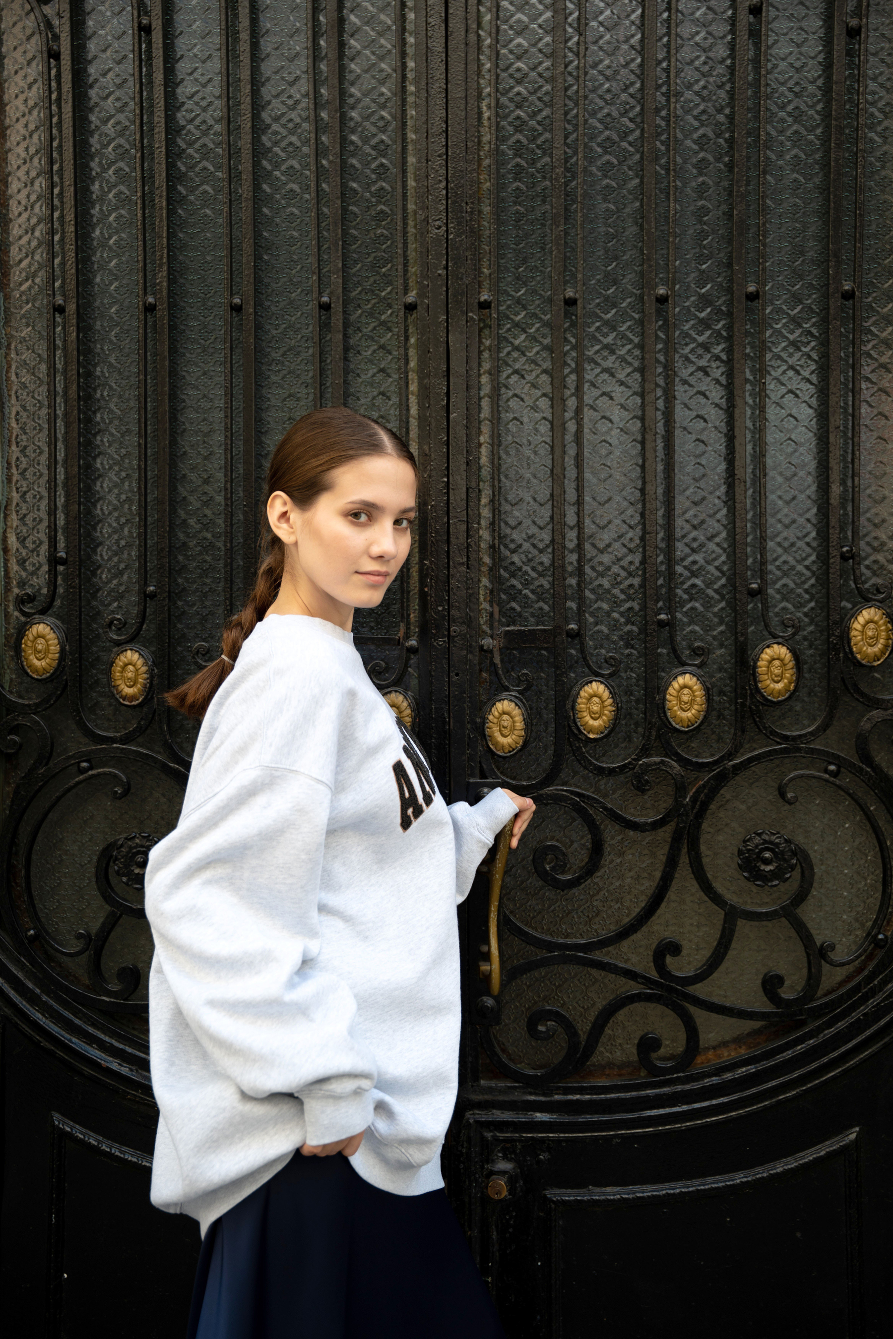 Kadın AB Tyler Sweatshirt - Heather Grey