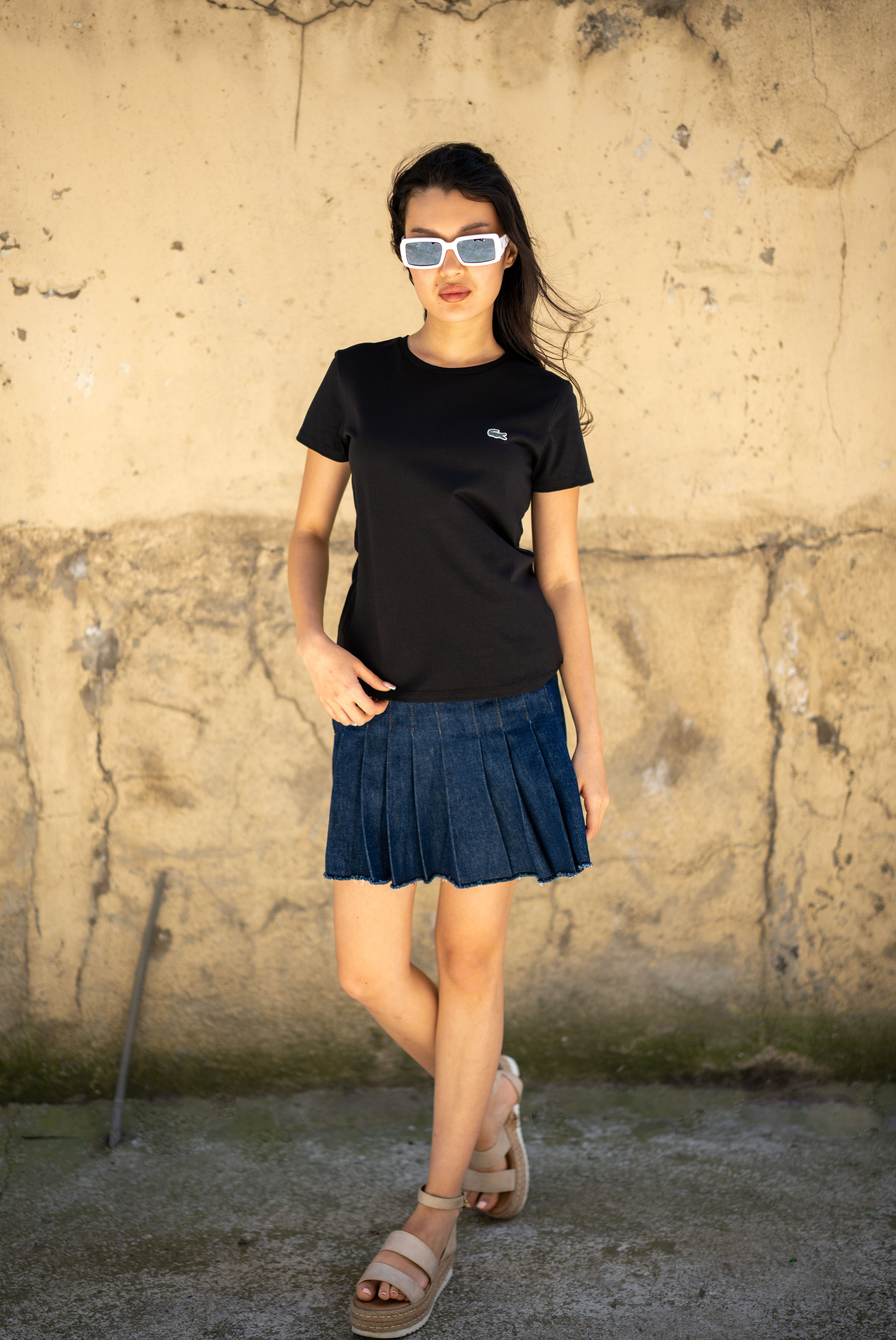 Kadın Bisiklet Yaka Relaxed Fit Kısa Kollu  T-Shirt