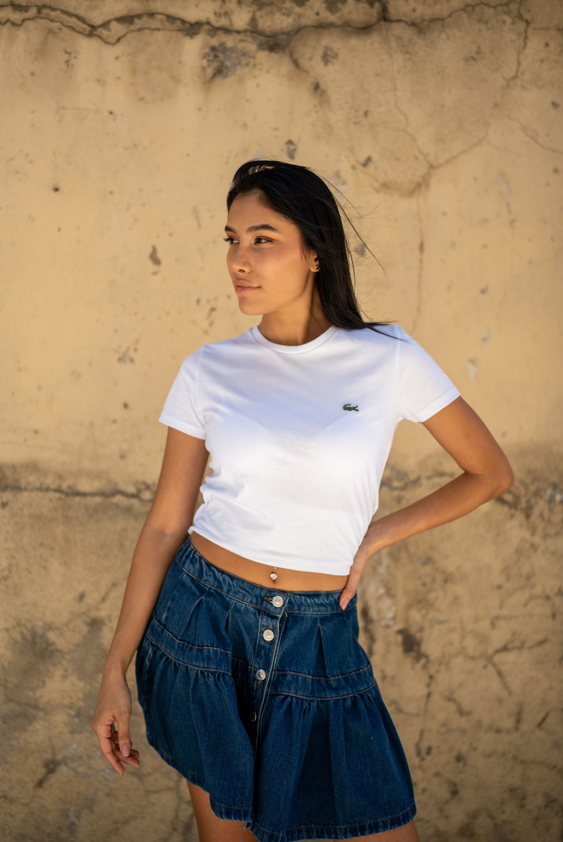 Kadın Bisiklet Yaka Relaxed Fit Kısa Kollu  T-Shirtt