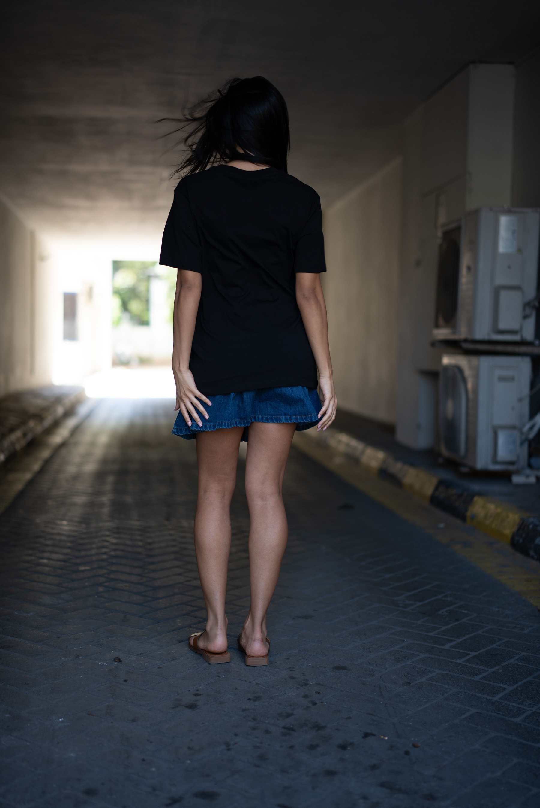 Kadın Logo Detaylı Kısa Kollu Pamuk T-shirt 