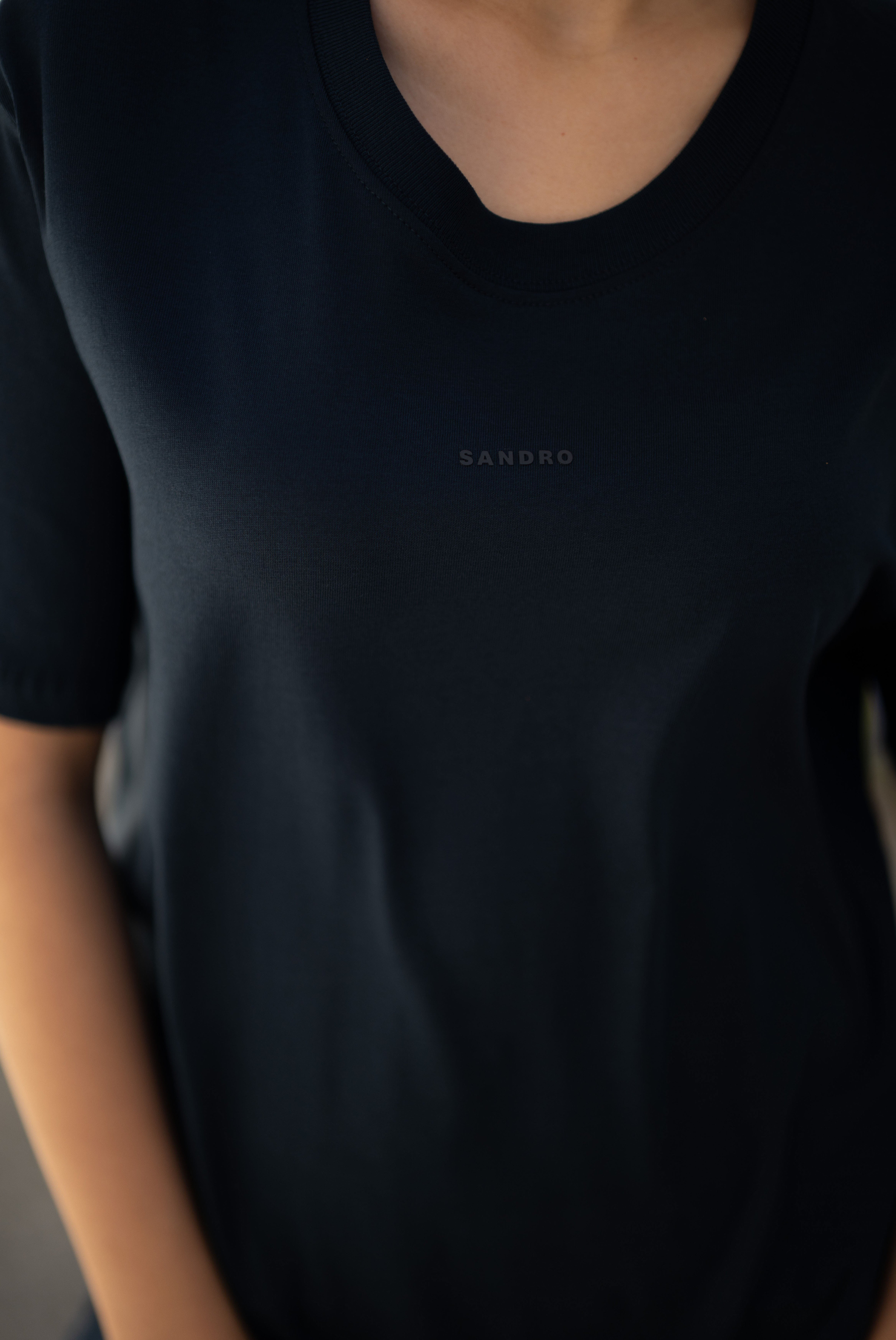 Kadın Logo Detaylı Kısa Kollu Pamuk T-shirt 