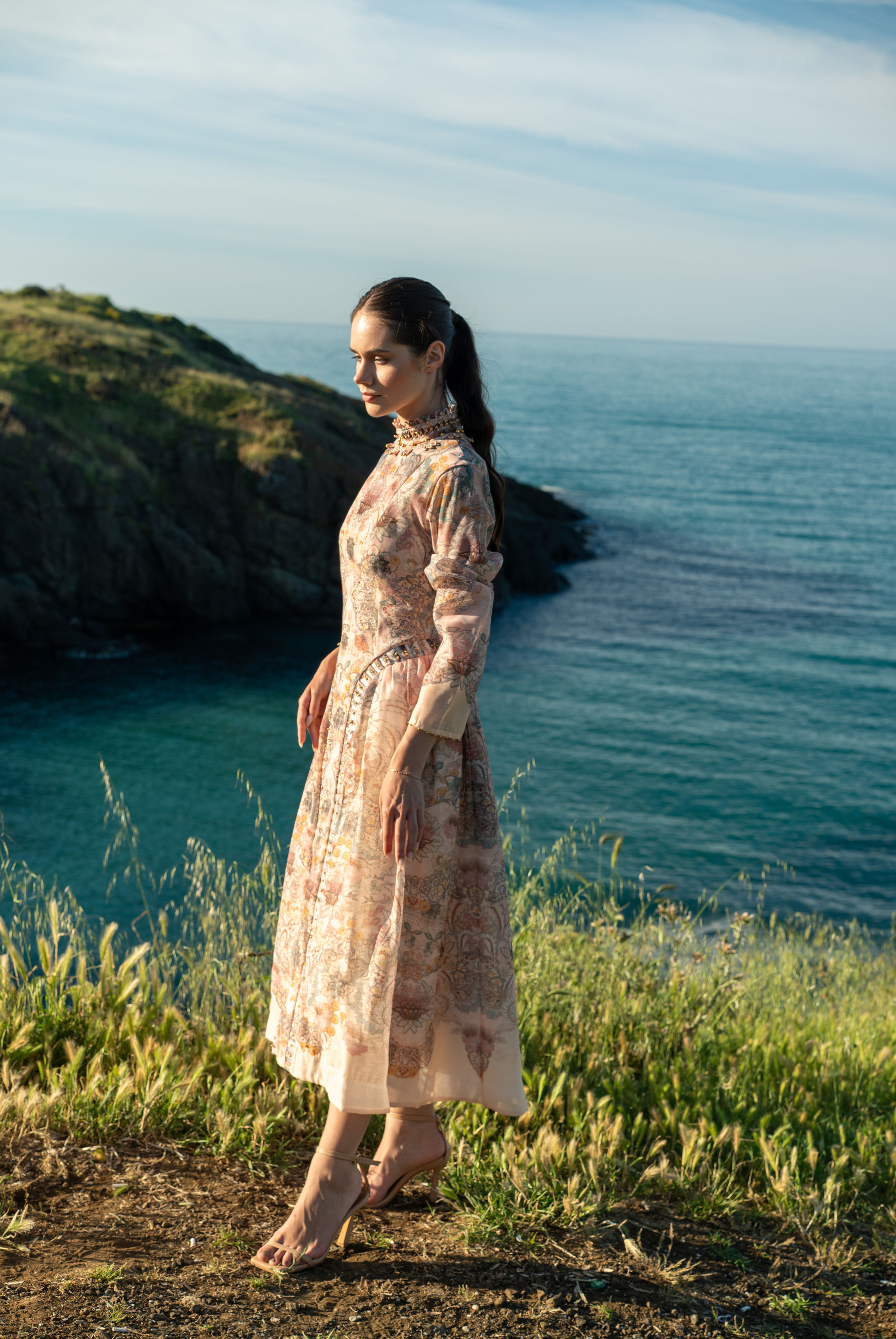 Kadın Tasarım Rebellion Beaded Midi Elbise