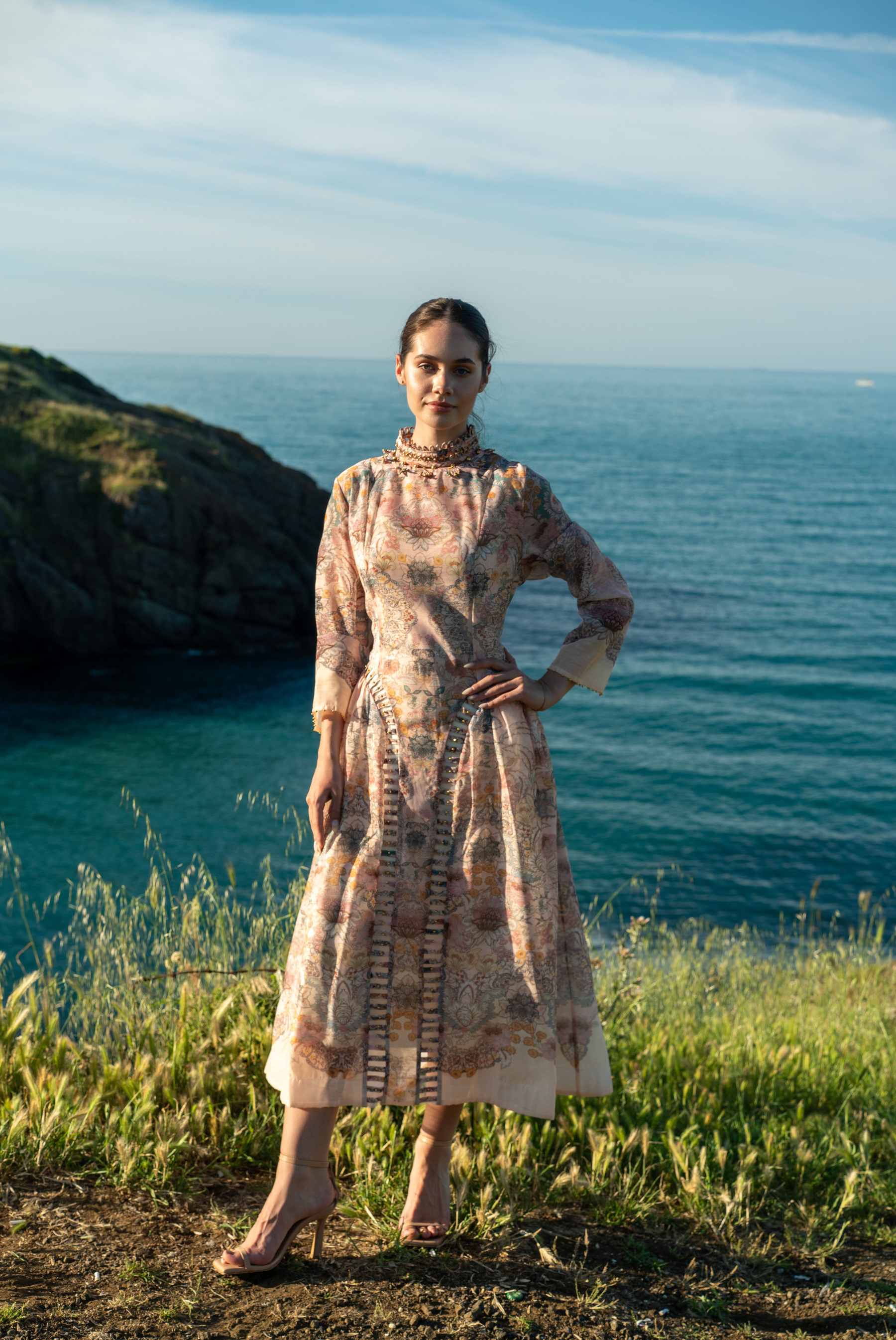 Kadın Tasarım Rebellion Beaded Midi Elbise