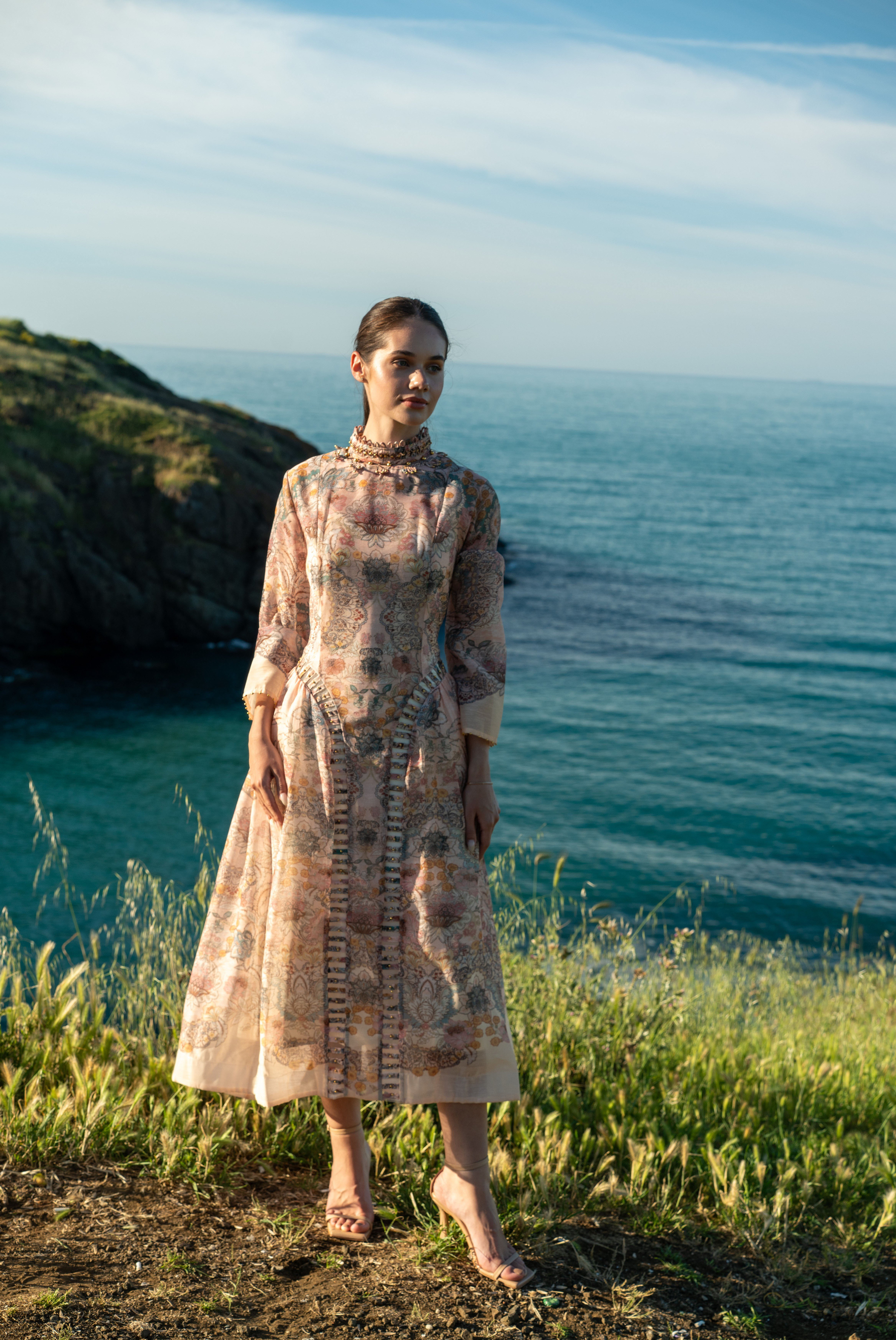 Kadın Tasarım Rebellion Beaded Midi Elbise