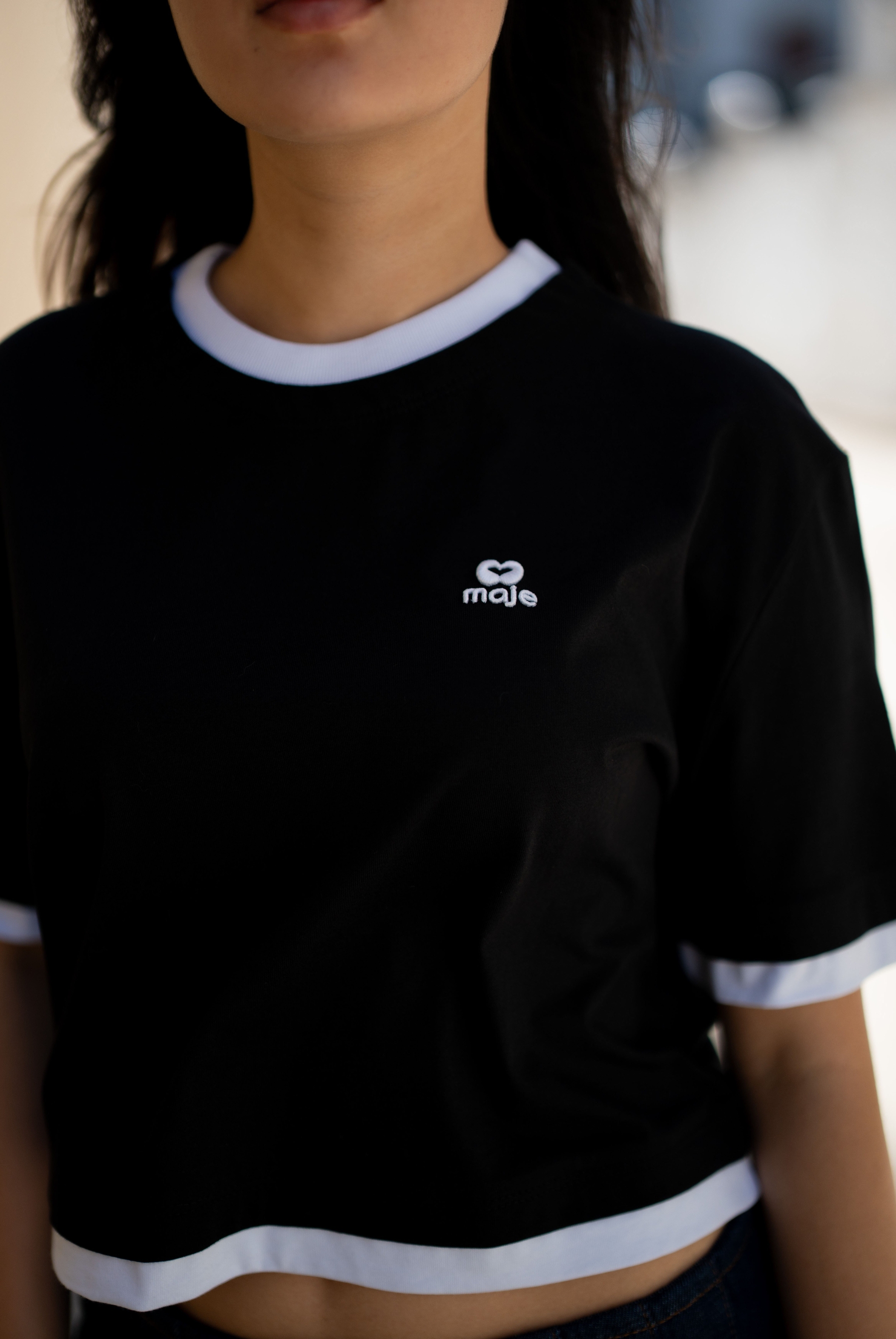 Kadın  Two-tone  T-shirt 