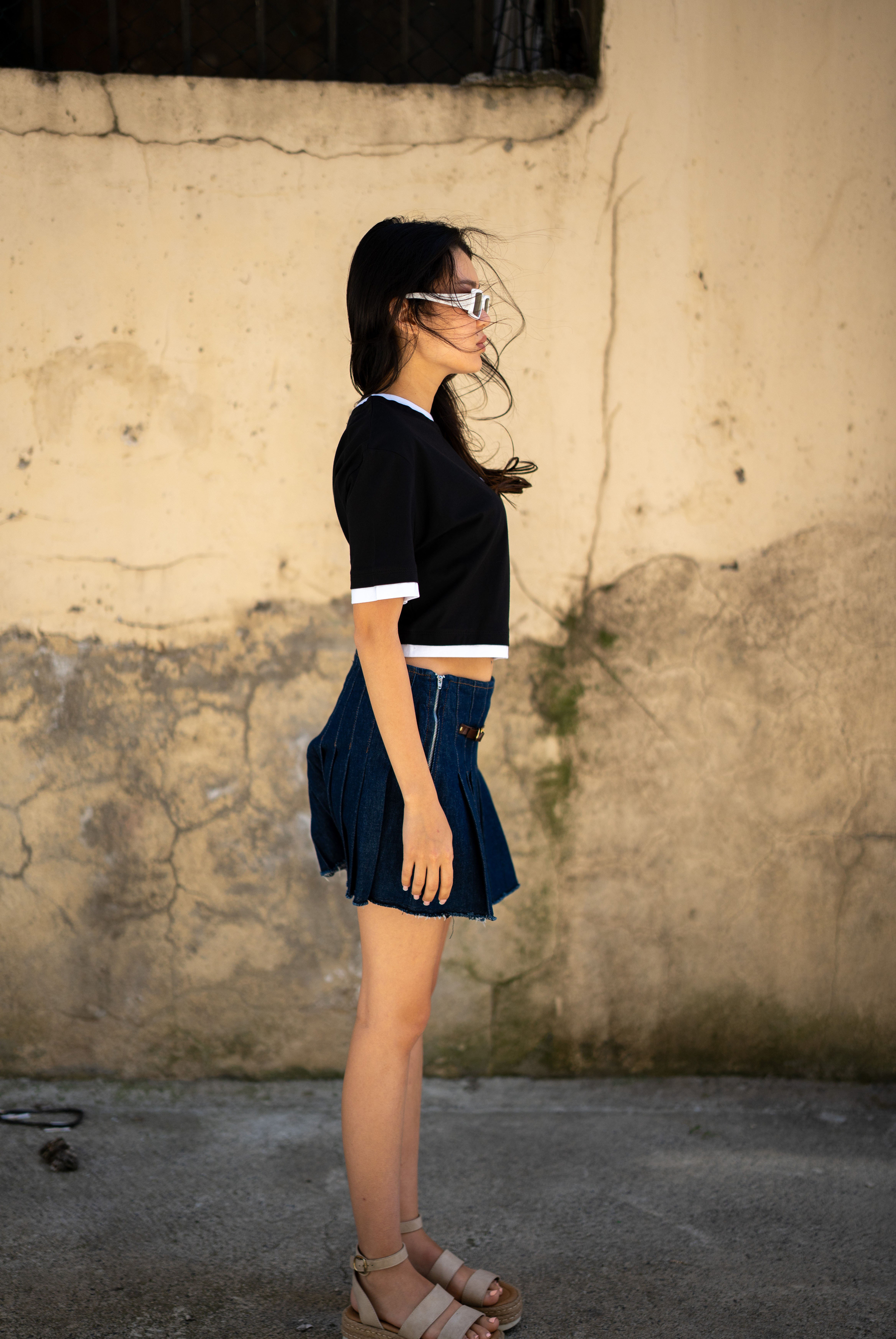 Kadın  Two-tone  T-shirt 