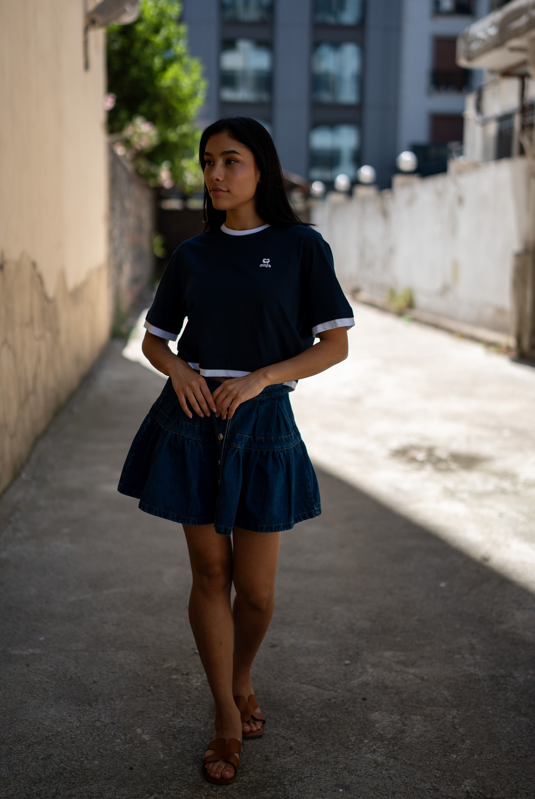 Kadın  Two-tone  T-shirt