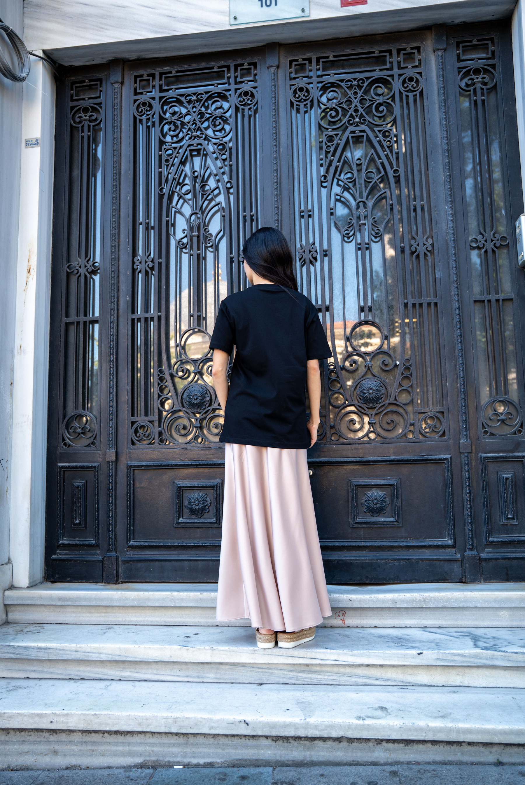Kadın With Small Embroidered Logo T-shirt