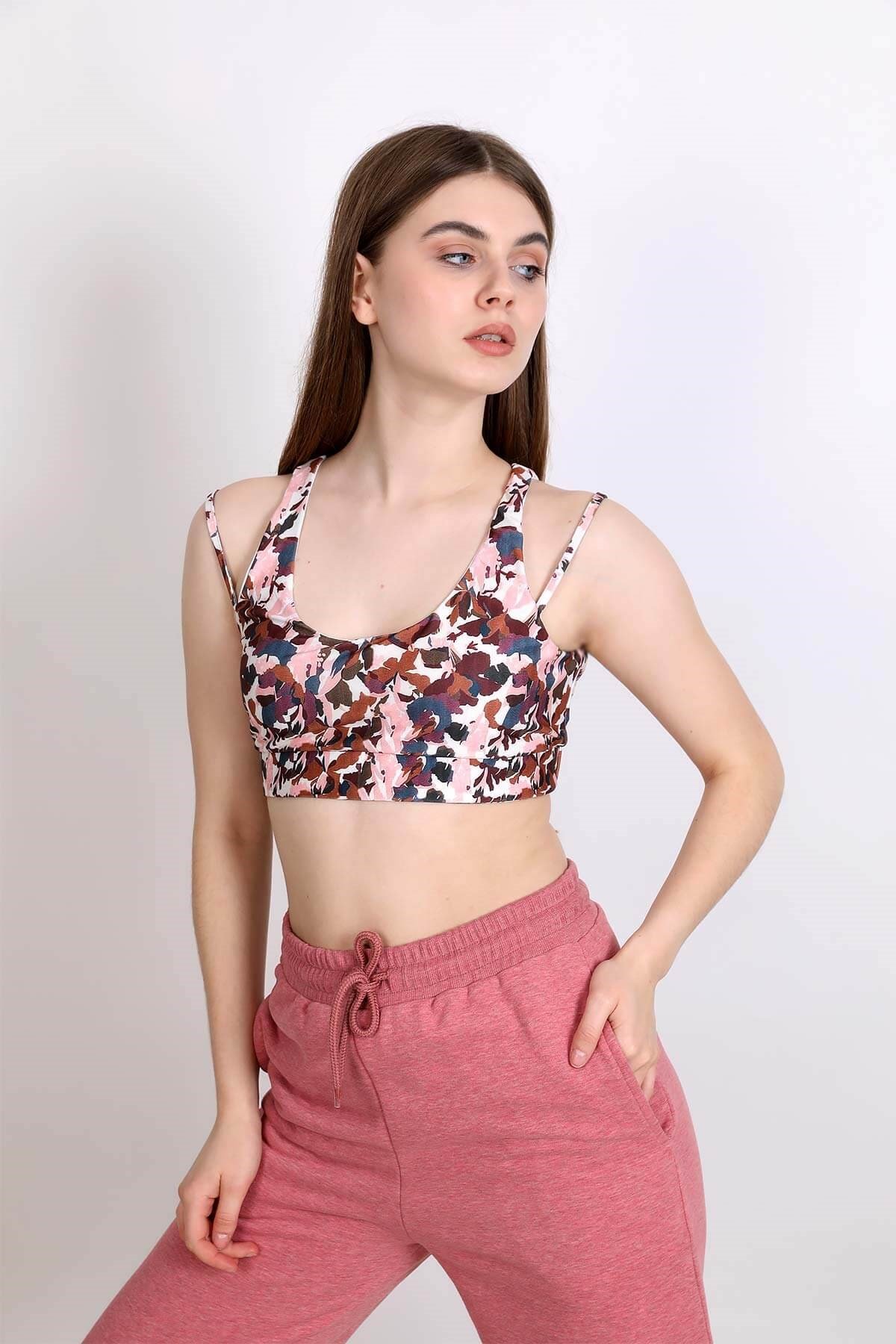 Desenli Spor Bustiyer - Bordo  ve diğer Bluz & Gömlek modellerimiz için online alışveriş mağazamızı ziyaret edin. 