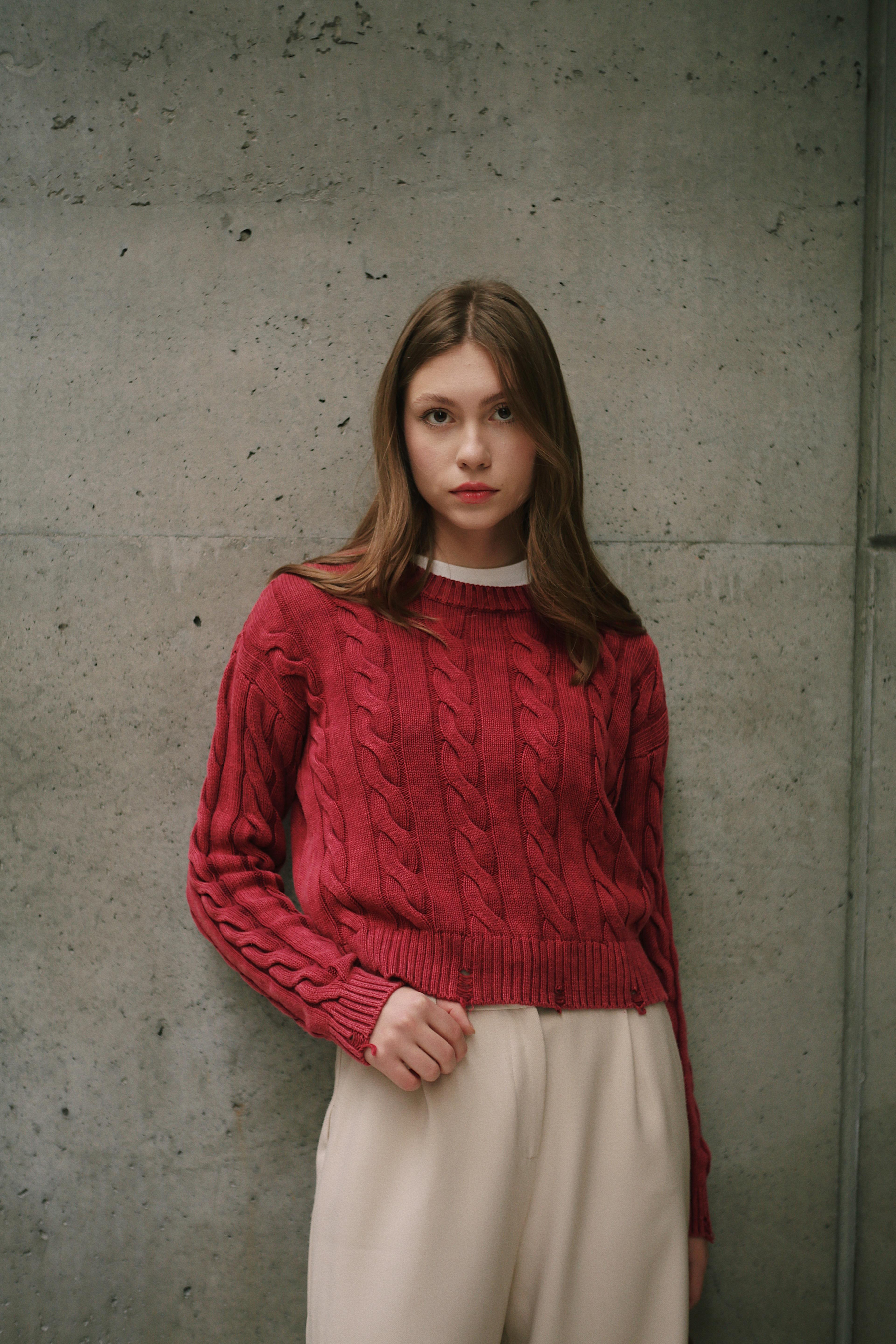 Saç Örgü Detaylı Bisiklet Yaka Kadın Bordo Kazak Triko ve diğer Triko modellerimiz için online alışveriş mağazamızı ziyaret edin. 