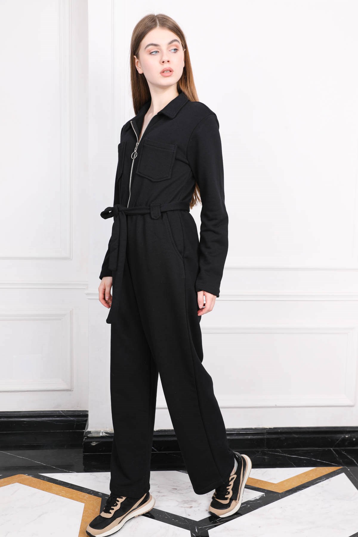 Spor Tulum Fermuar Detaylı - Siyah ve diğer Tulum modellerimiz için online alışveriş mağazamızı ziyaret edin. 