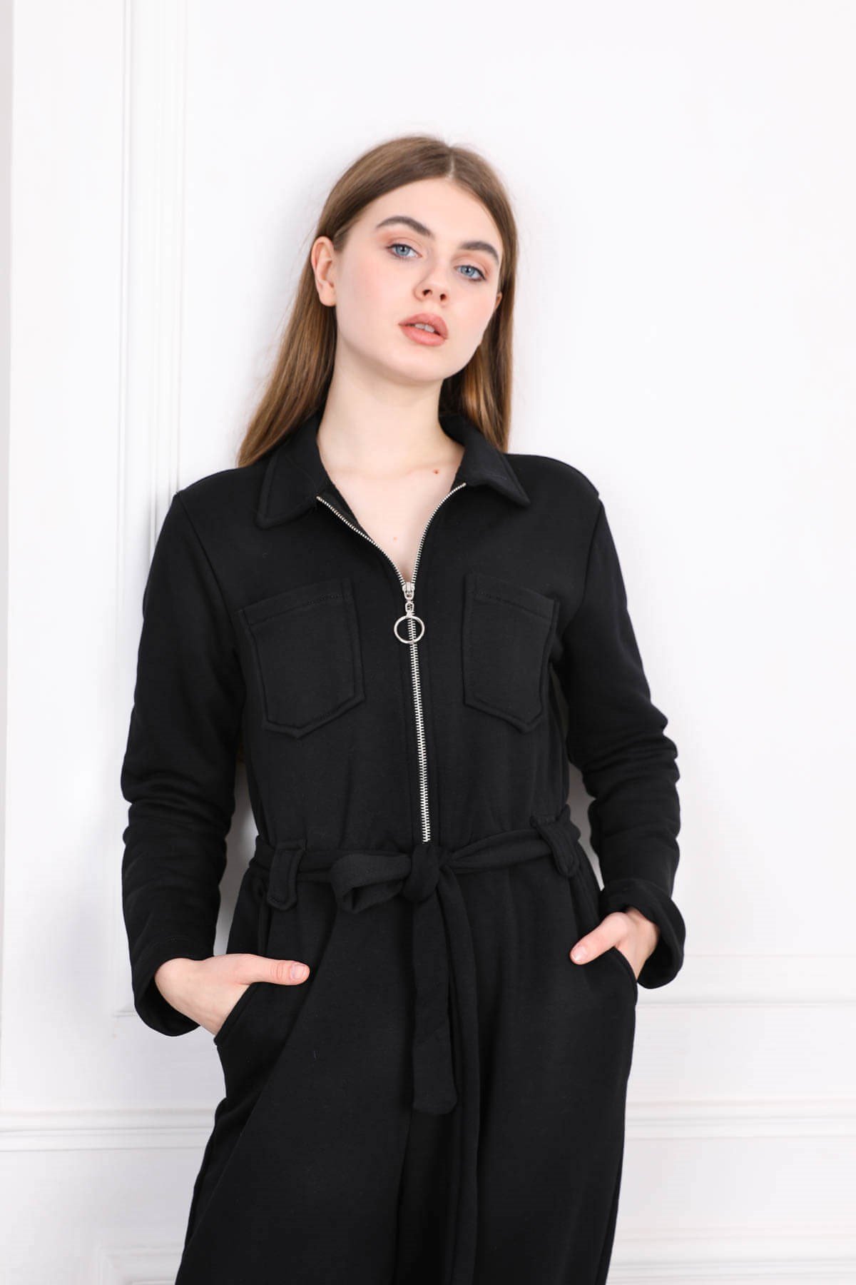 Spor Tulum Fermuar Detaylı - Siyah ve diğer Tulum modellerimiz için online alışveriş mağazamızı ziyaret edin. 