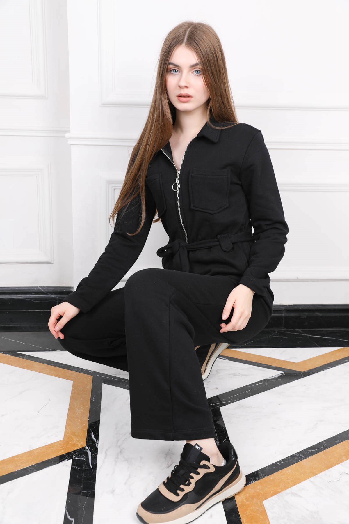 Spor Tulum Fermuar Detaylı - Siyah ve diğer Tulum modellerimiz için online alışveriş mağazamızı ziyaret edin. 