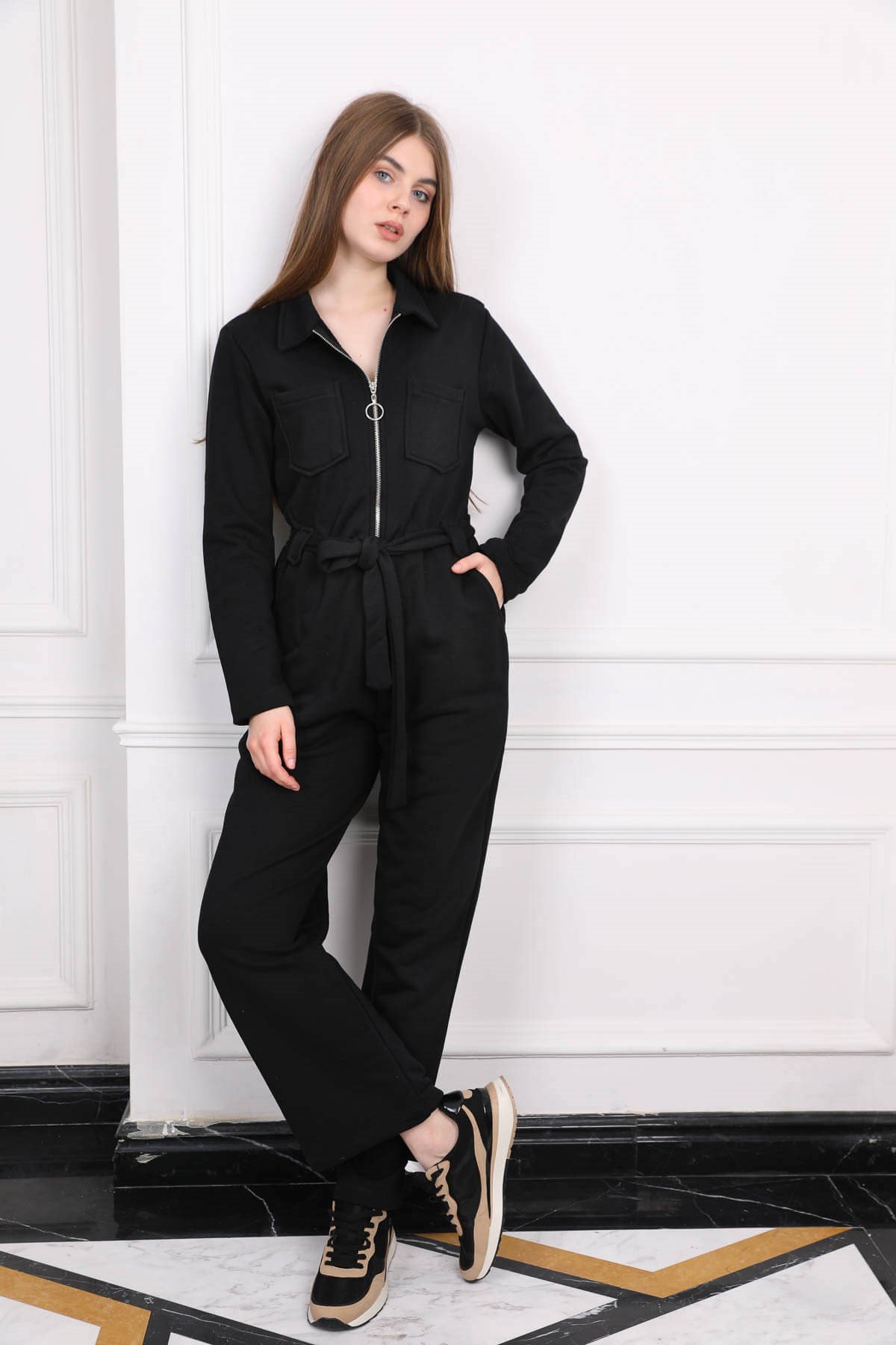 Spor Tulum Fermuar Detaylı - Siyah ve diğer Tulum modellerimiz için online alışveriş mağazamızı ziyaret edin. 