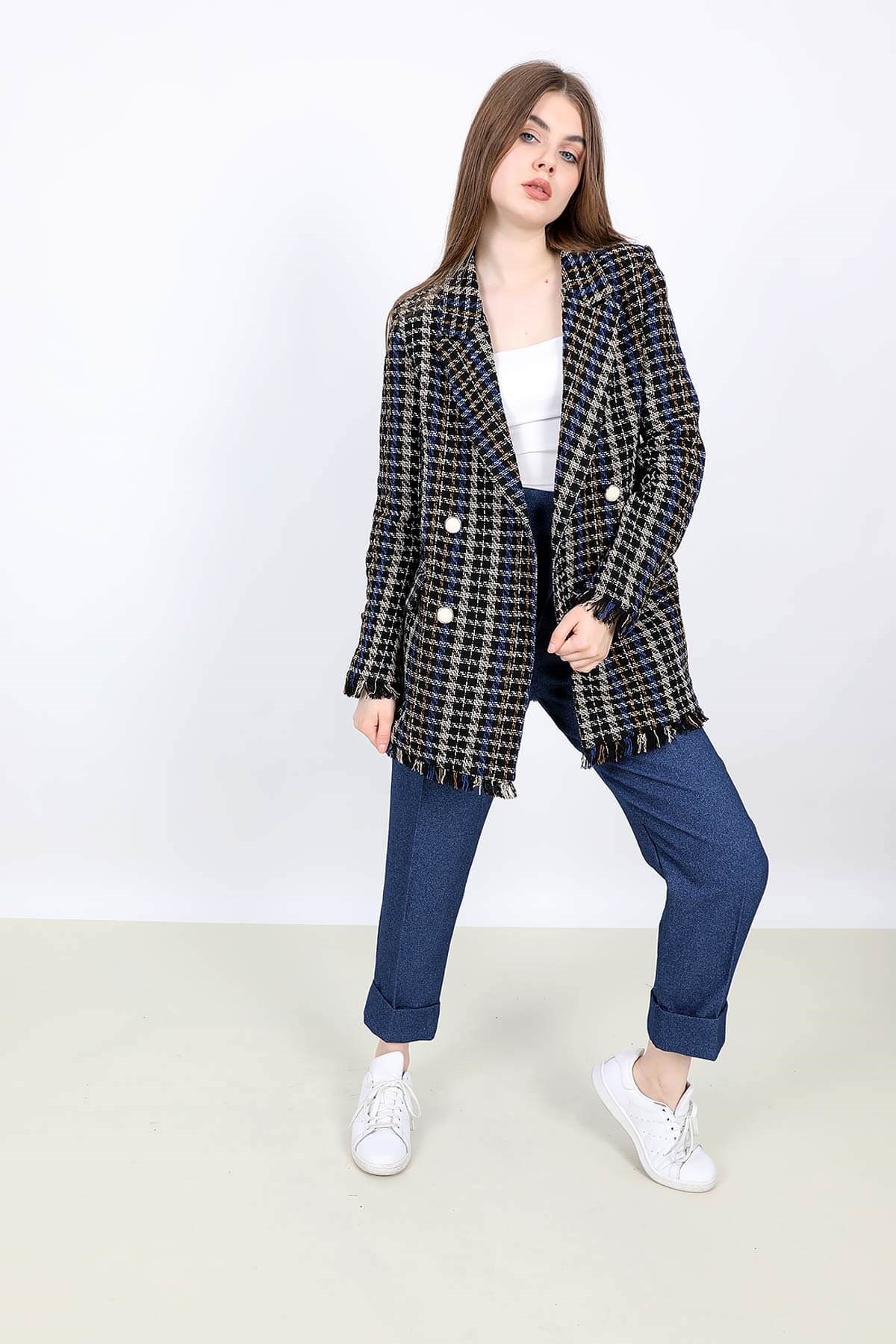 Tuvit Ceket - Siyah Lacivert  ve diğer Dış Giyim modellerimiz için online alışveriş mağazamızı ziyaret edin. 