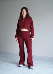 Ribanalı Takım Bordo