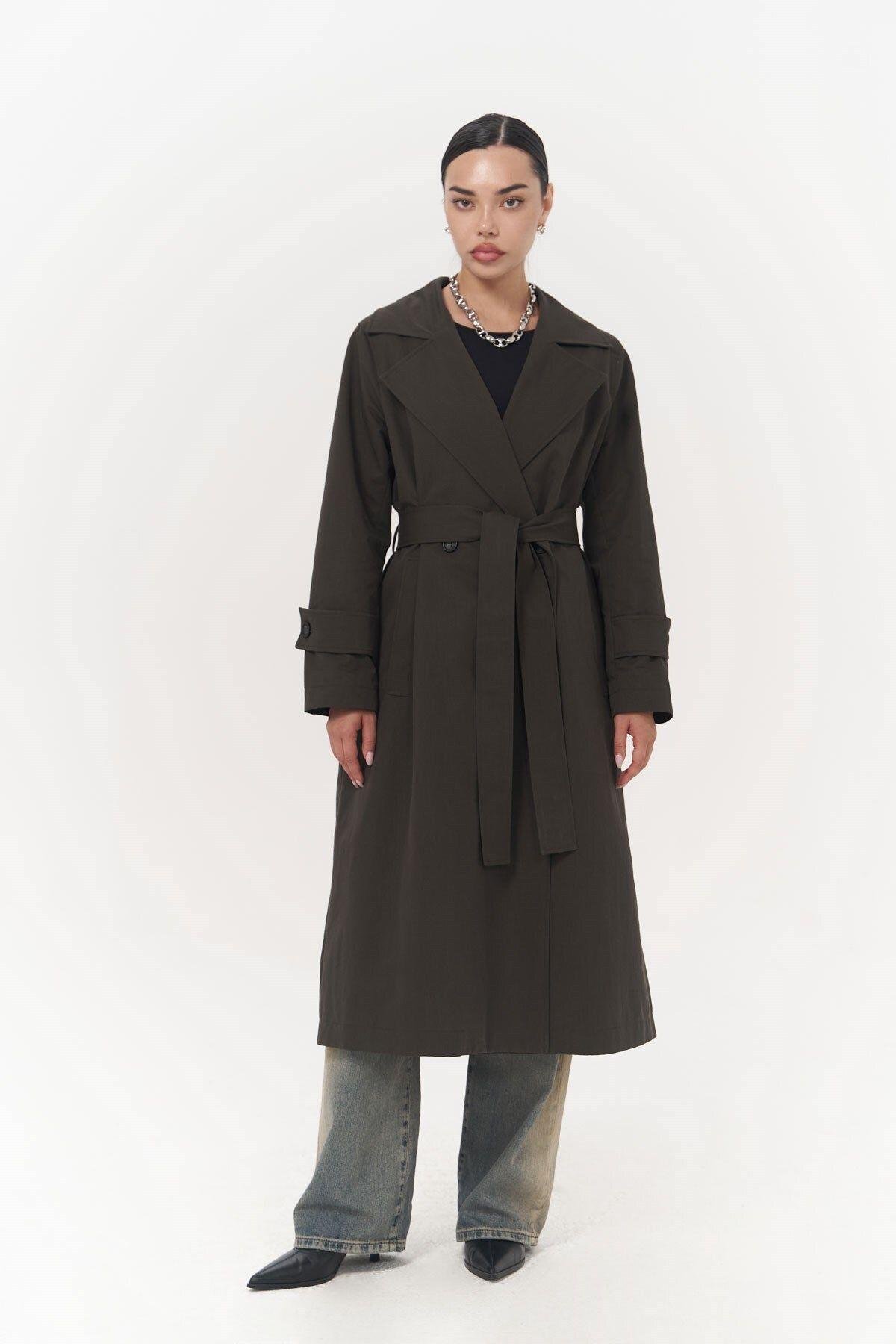 Albany Anthracite Seasonal Trench Coat