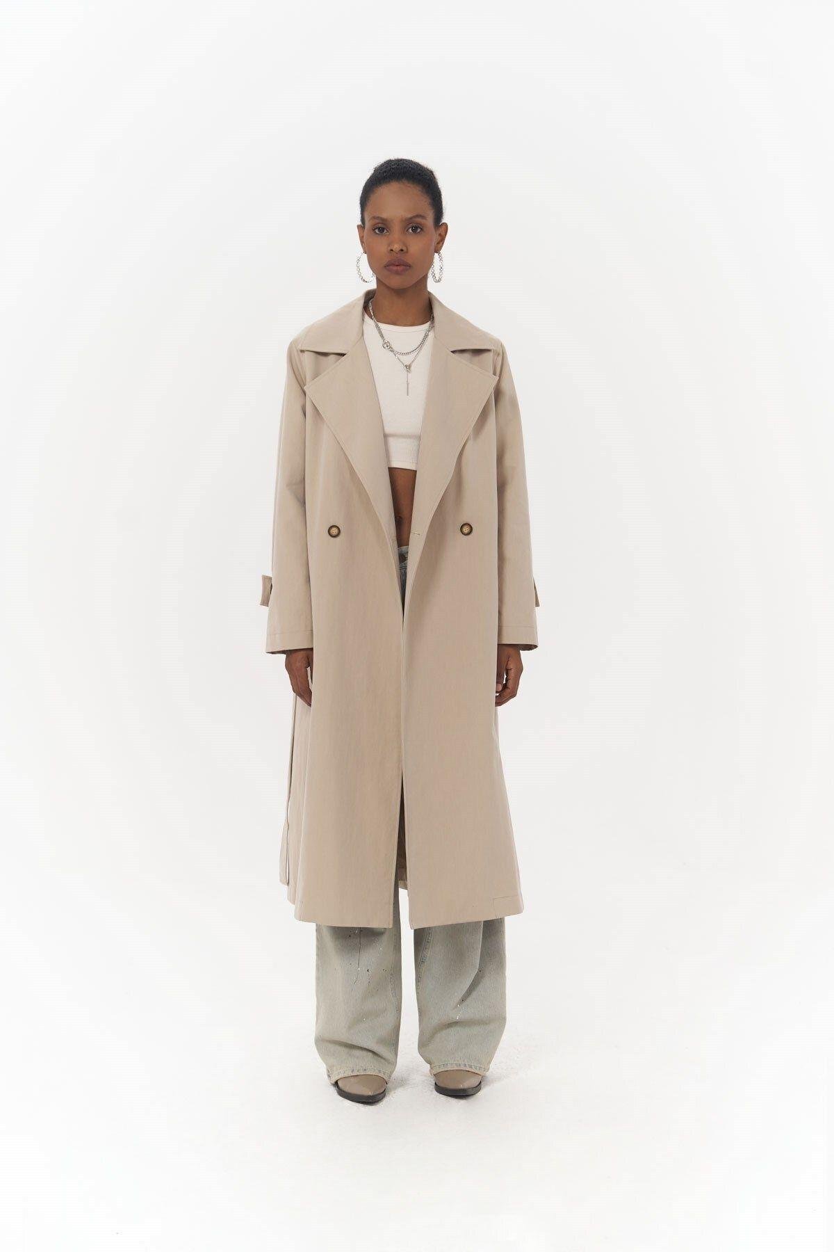 Albany Beige Seasonal Trench Coat