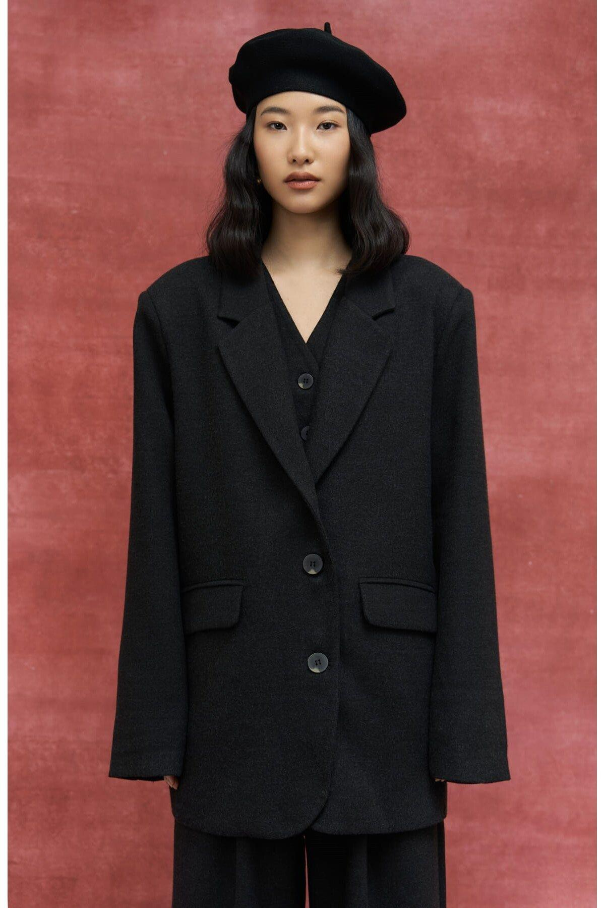 Blake Anthracite Blazer Vest and Trousers Set