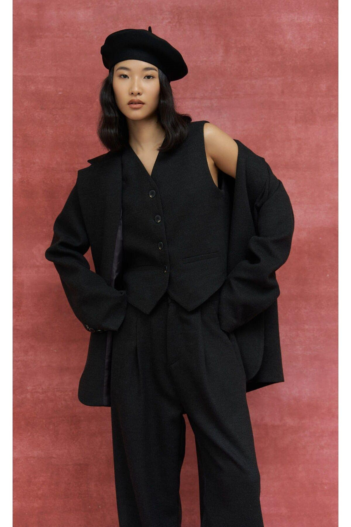 Blake Anthracite Blazer Vest and Trousers Set