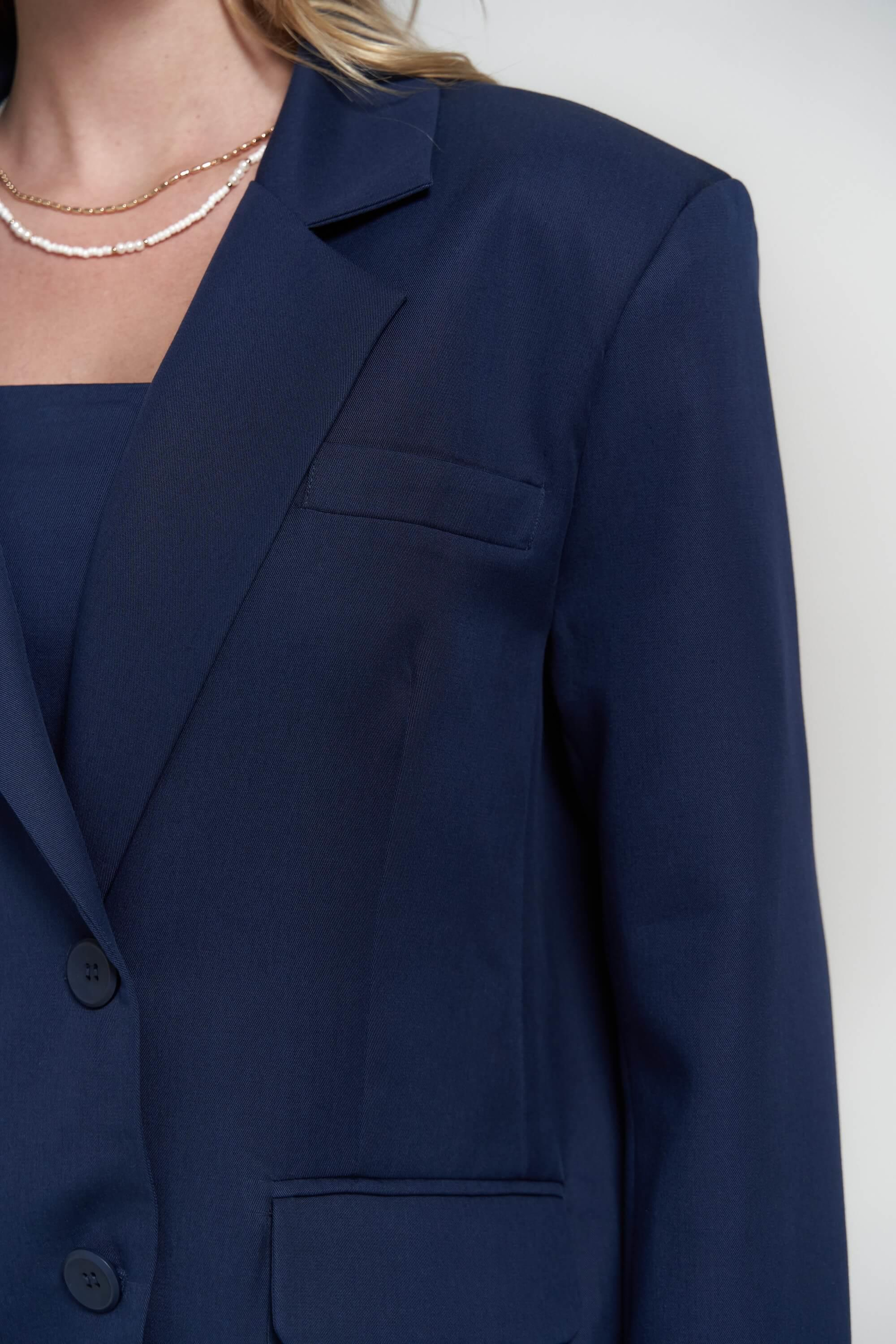 Clara Lacivert Blazer