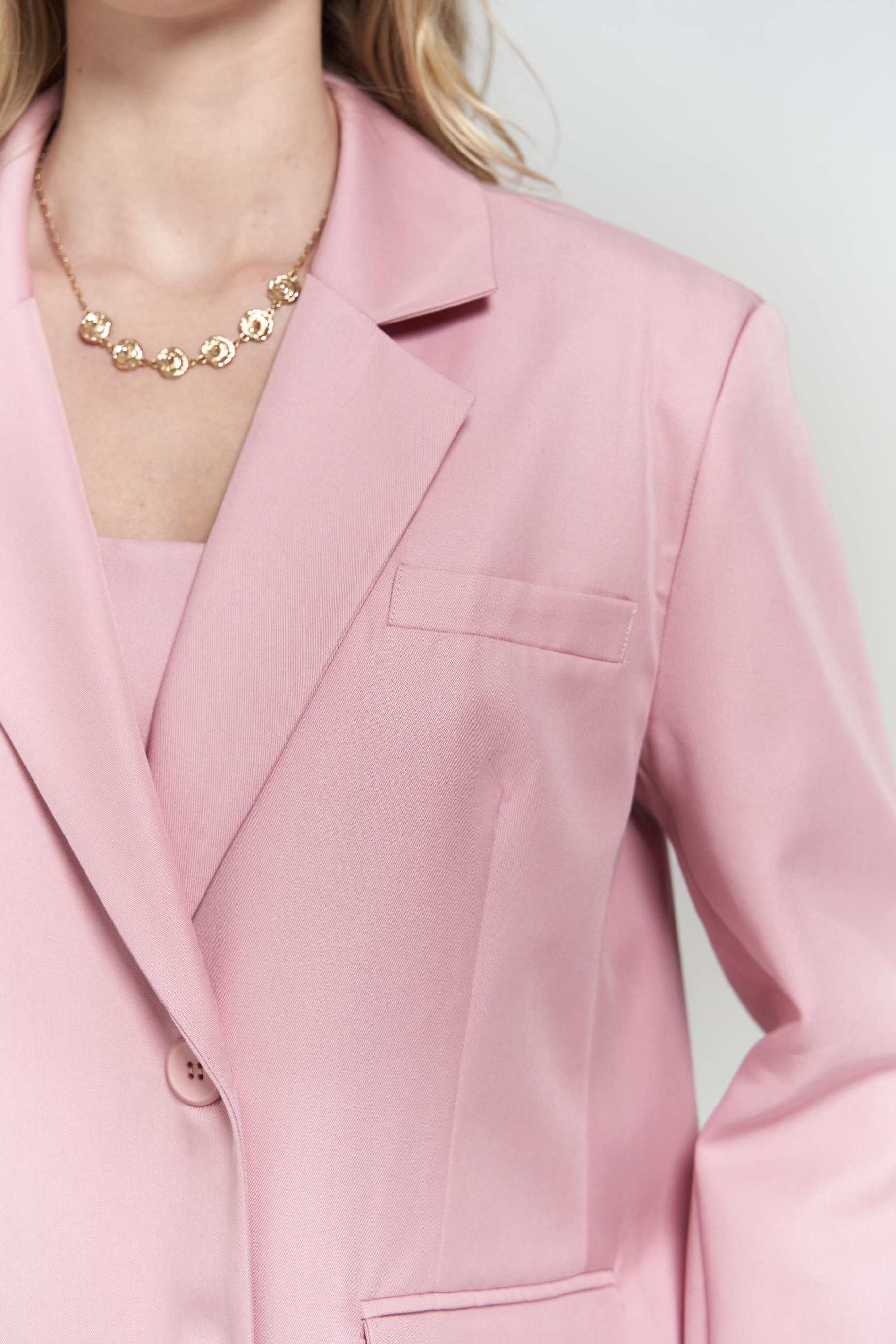 Clara Pembe Blazer