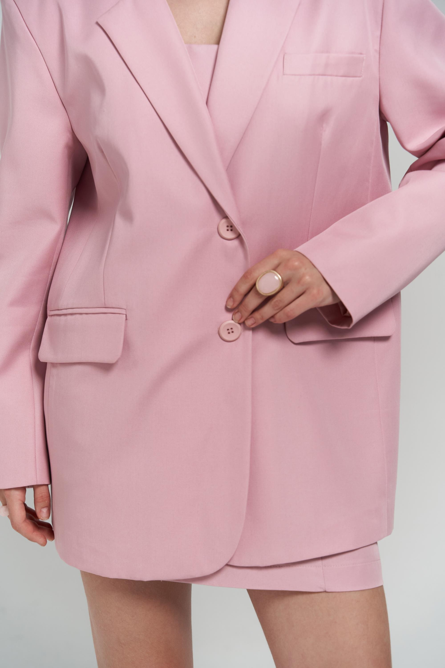 Clara Pembe Blazer