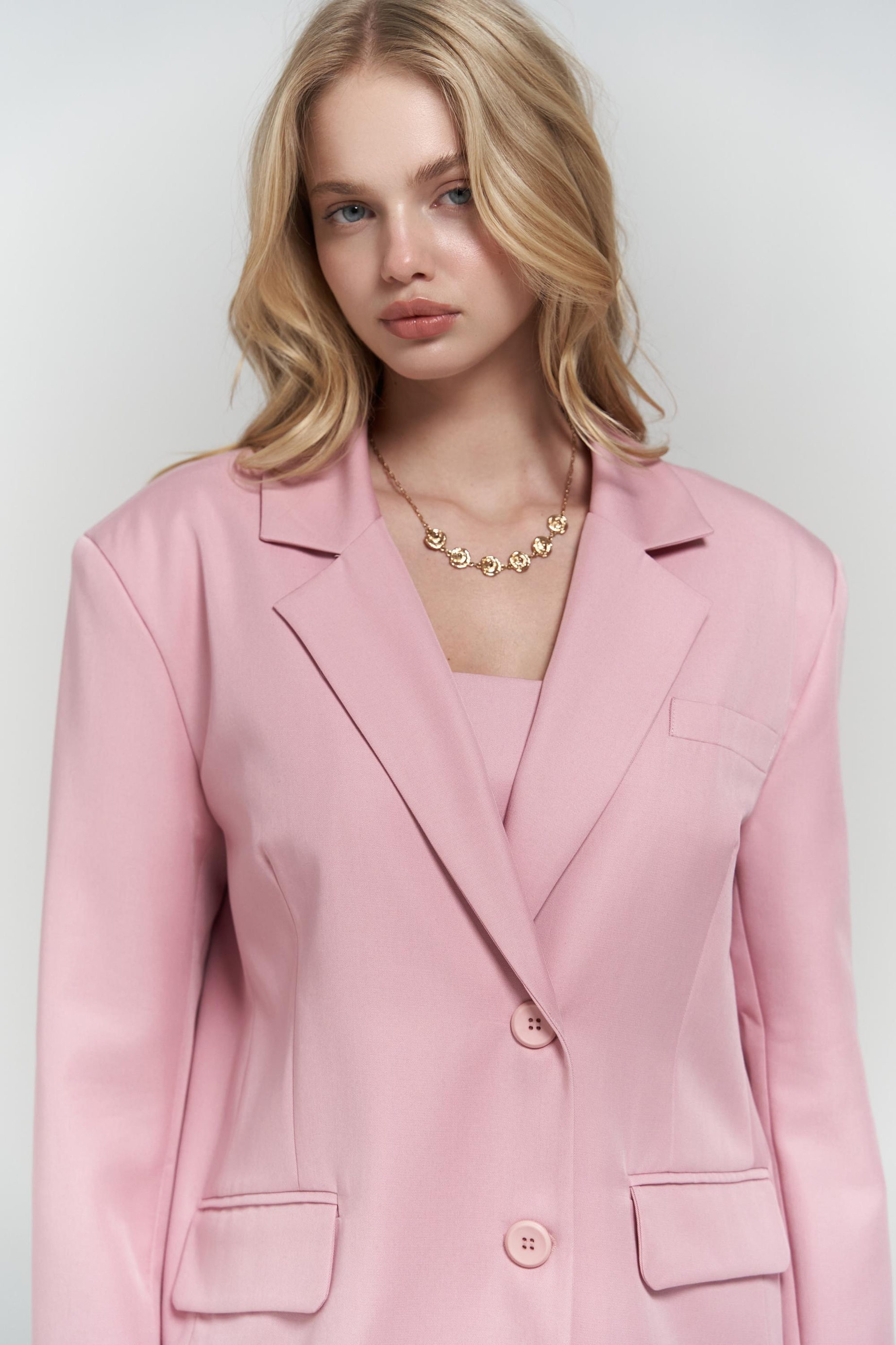 Clara Pembe Blazer