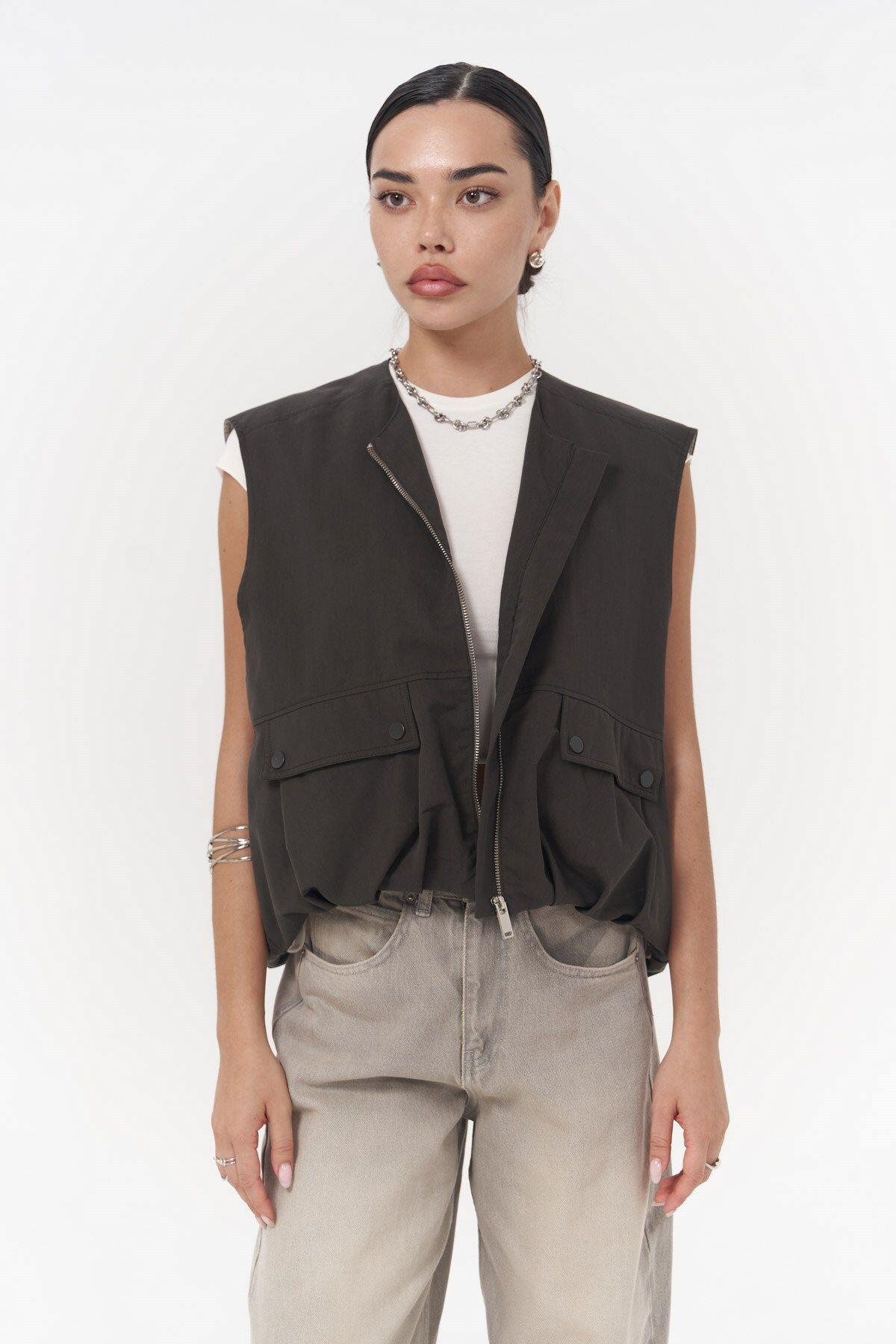 Hardy Anthracite Bomber Vest