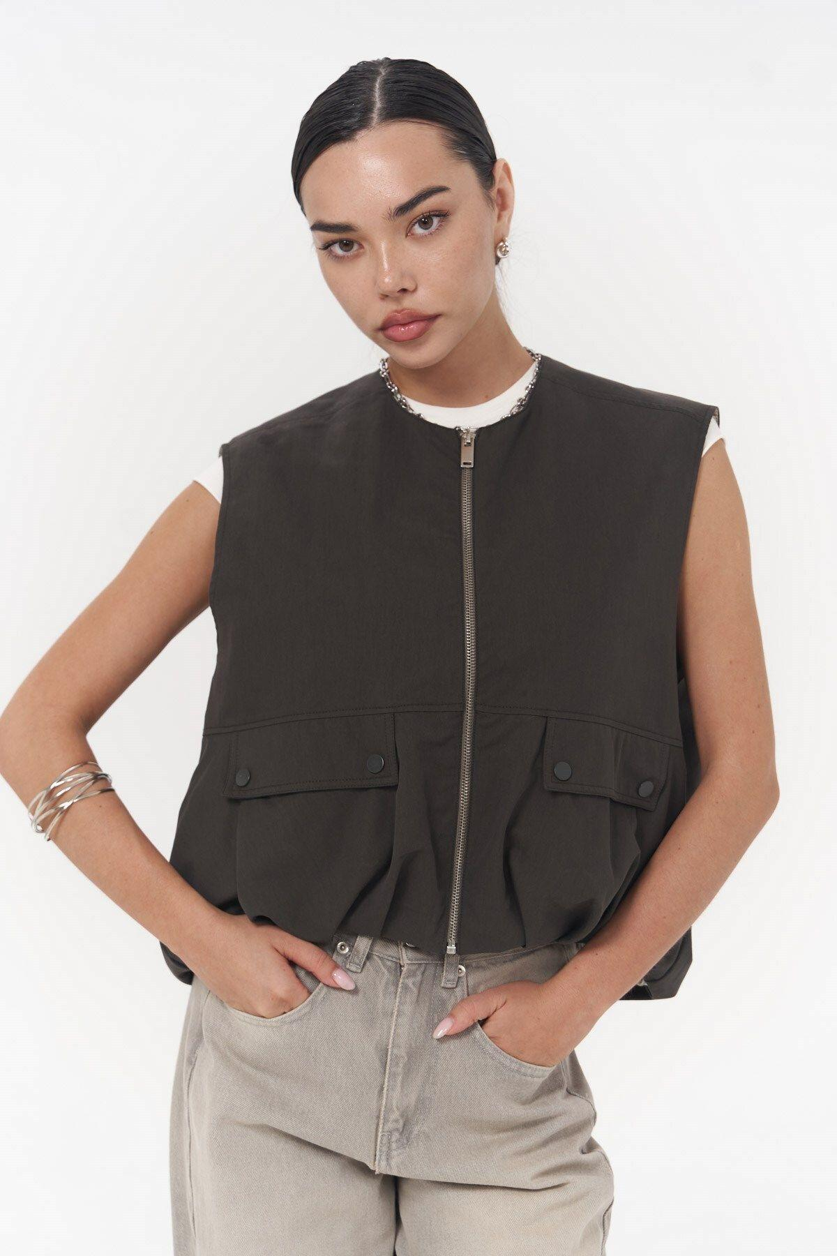 Hardy Anthracite Bomber Vest