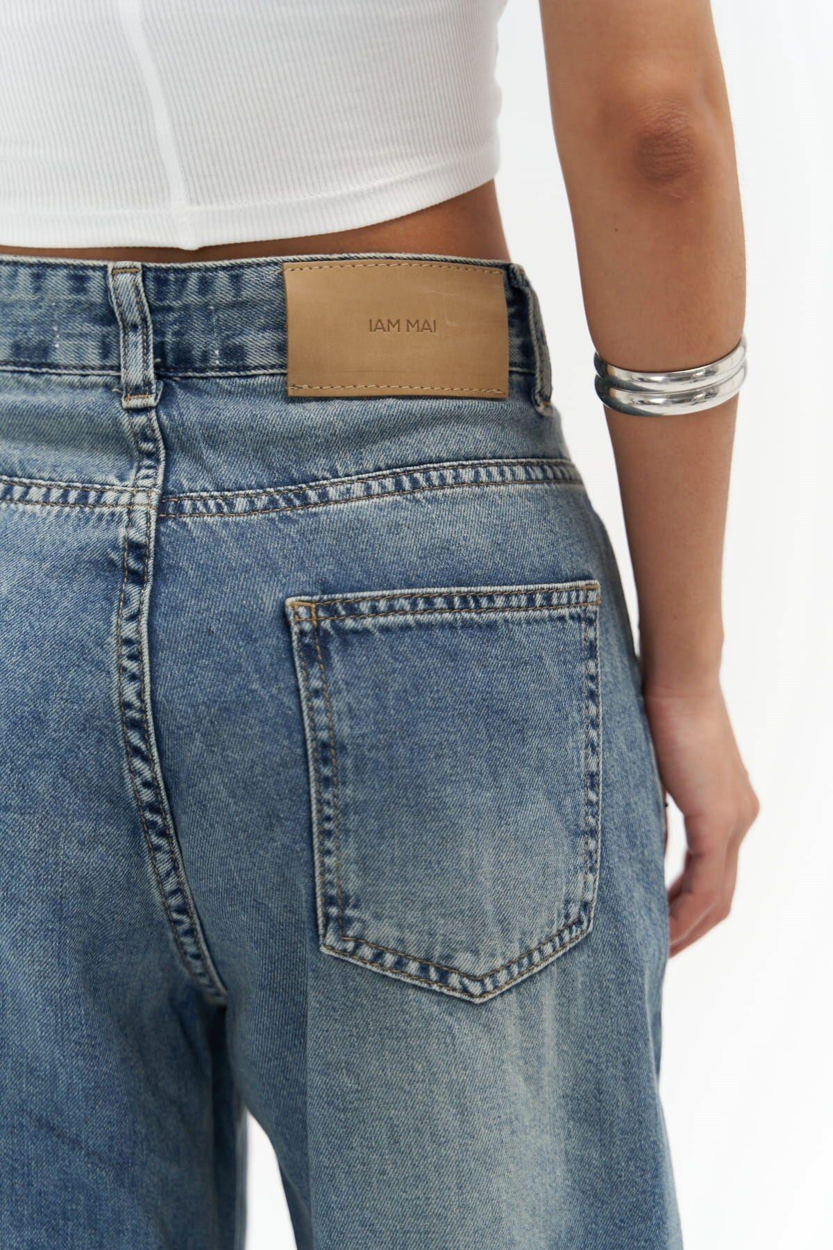  Kai Blue Jeans with Pocket Detail