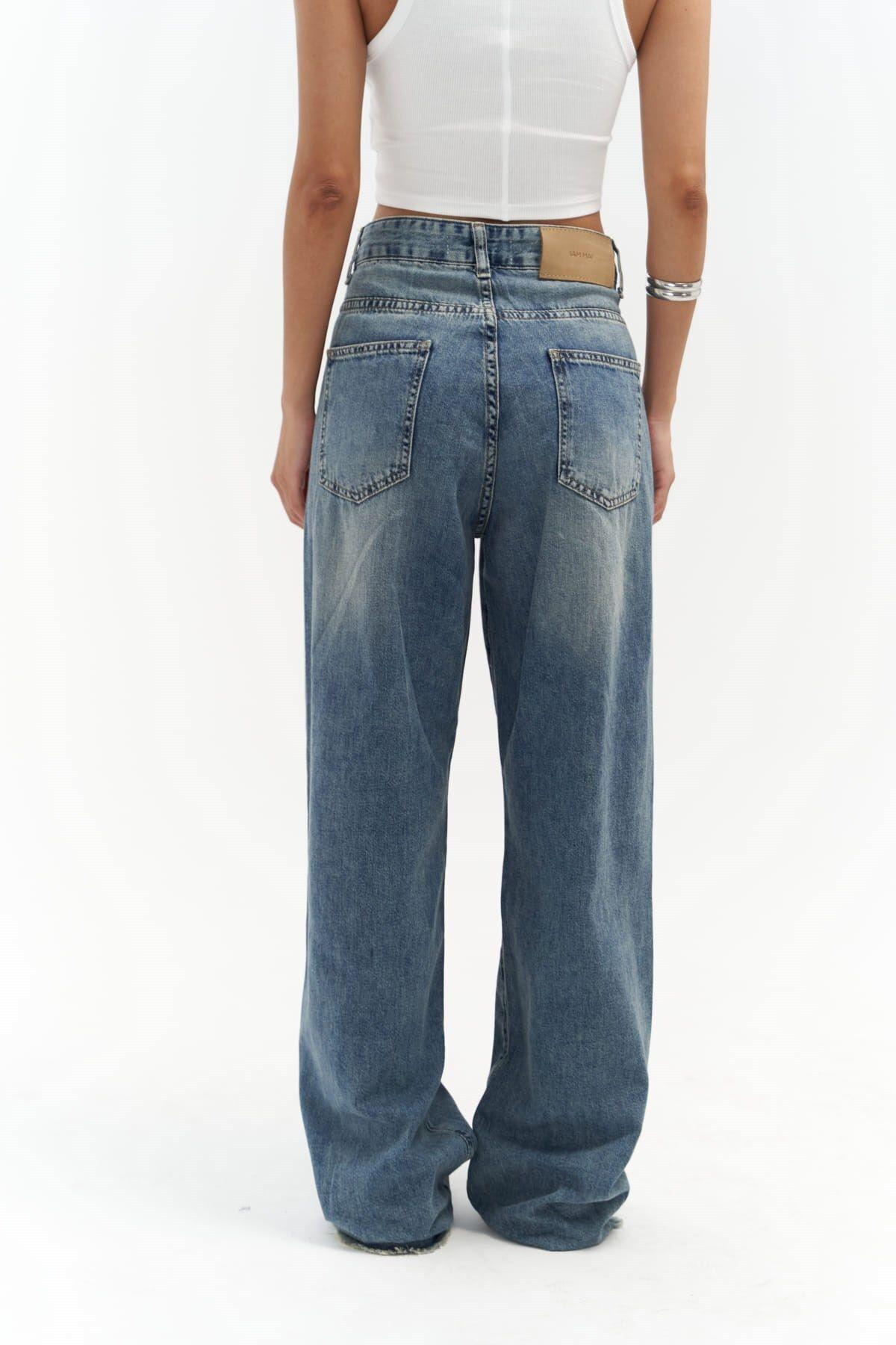 Kai Blue Jeans with Pocket Detail