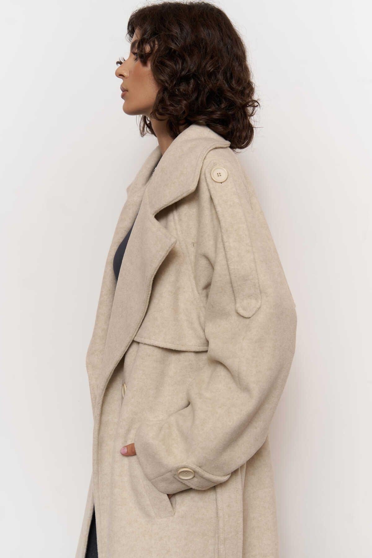Mai Moscow Beige Cachet Coat