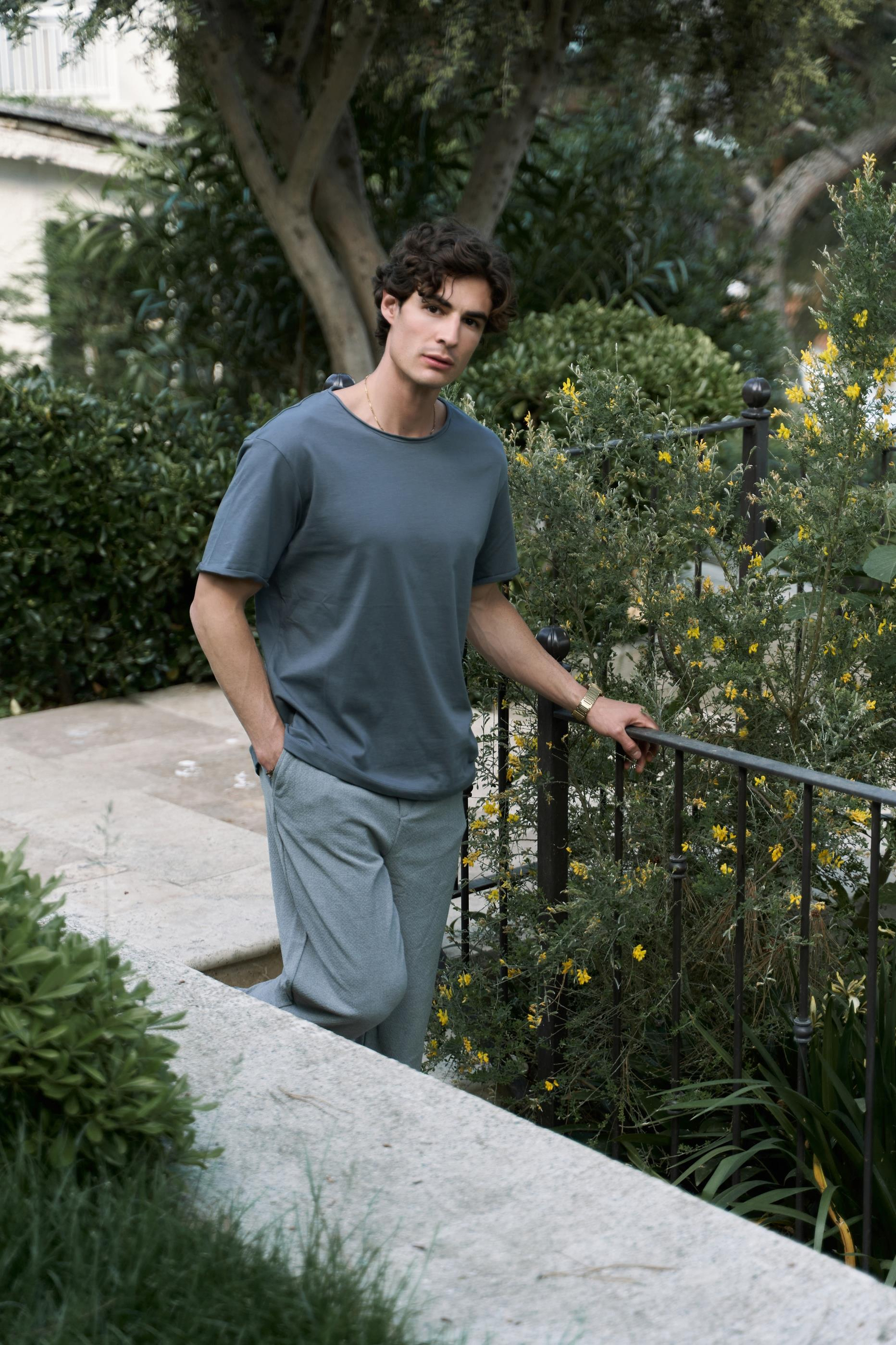 Pierce Men's Dark Gray T-Shirt