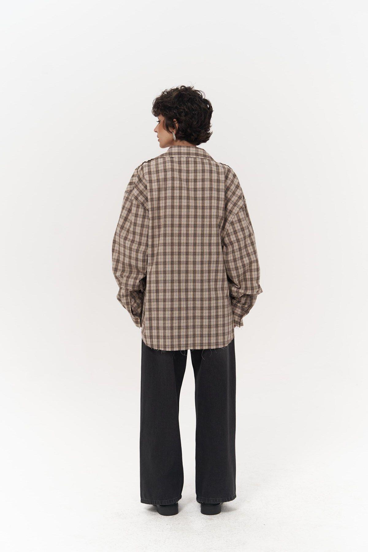 Roan Beige Oversize Unisex Shirt