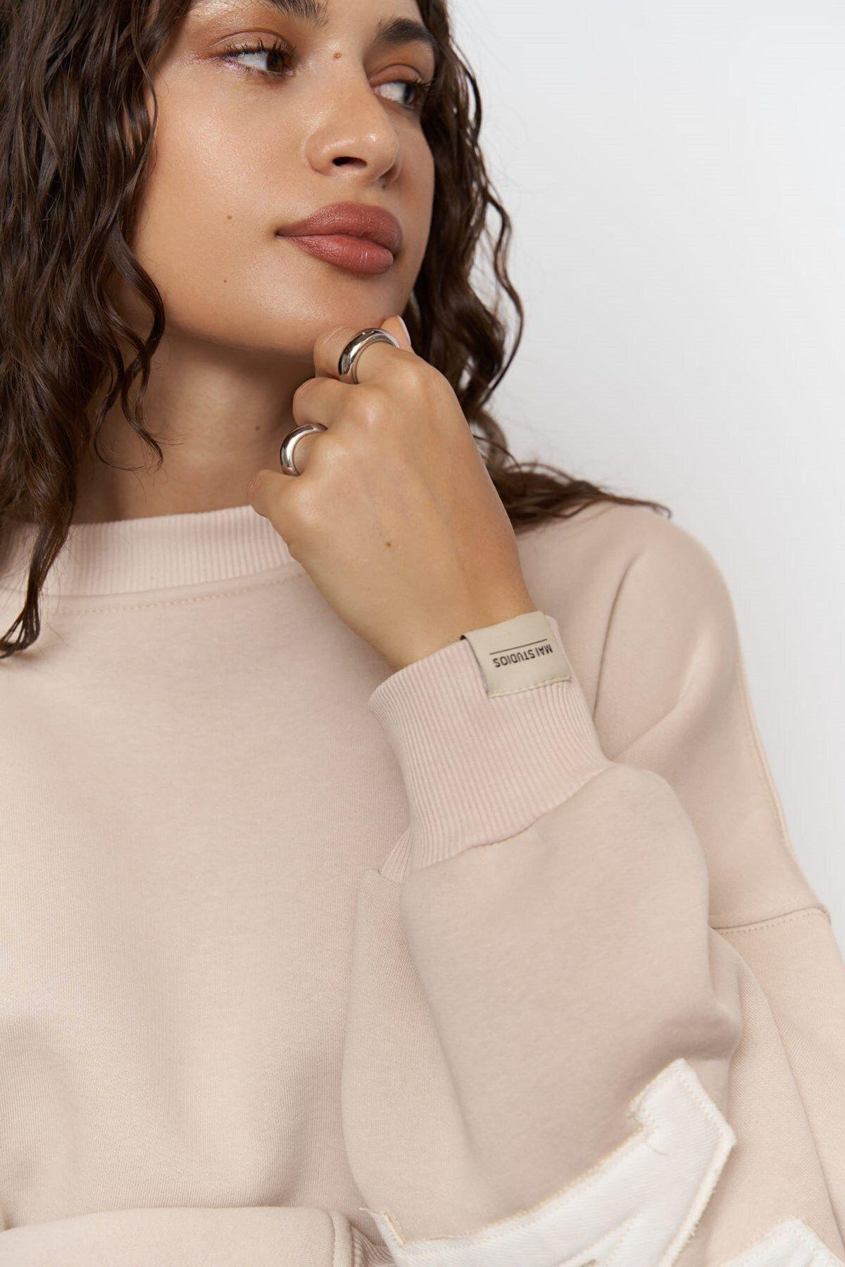 Saddle Mcllctn  Kemik Oversize Sweatshirt