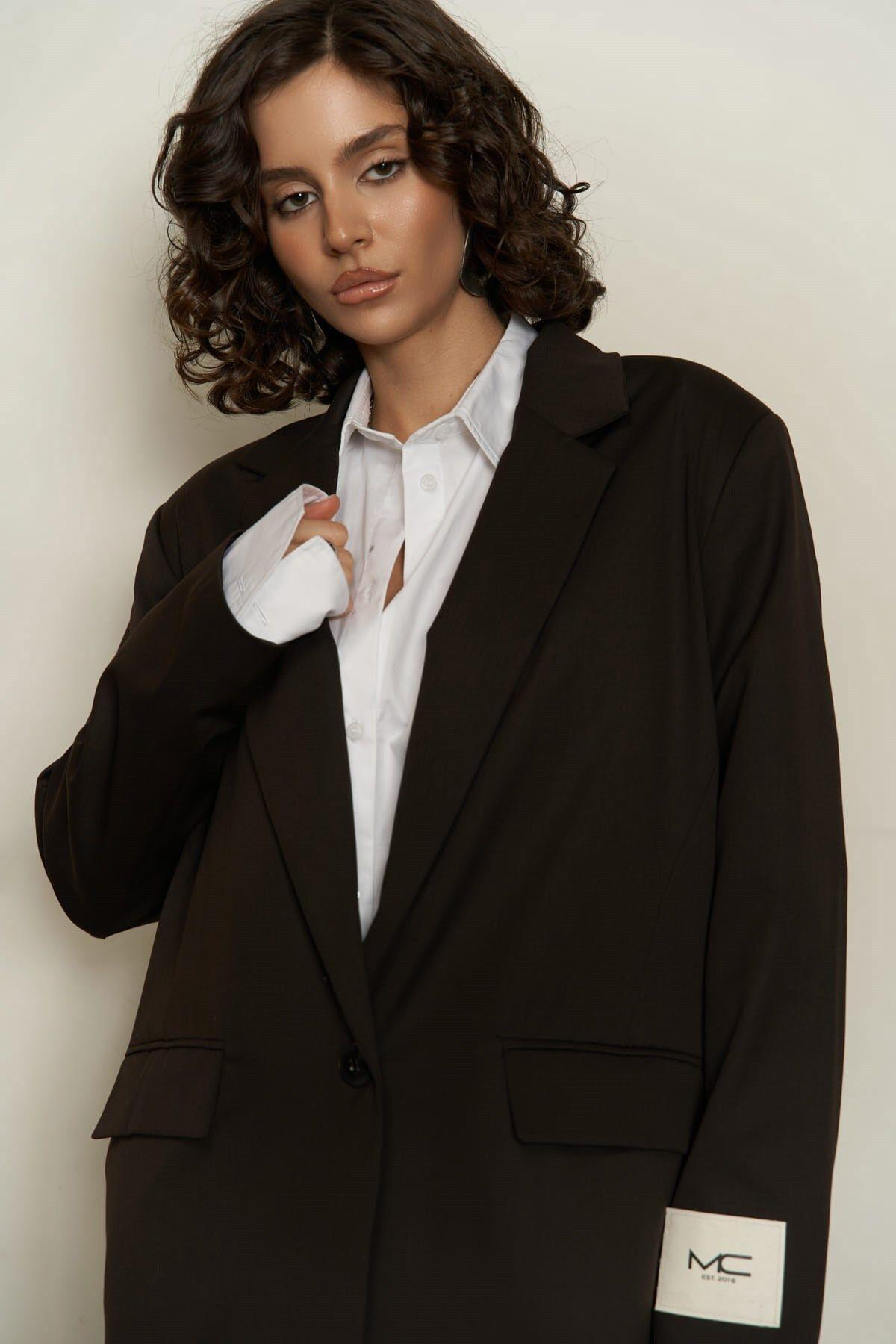 Spencer Kahverengi Blazer Ceket