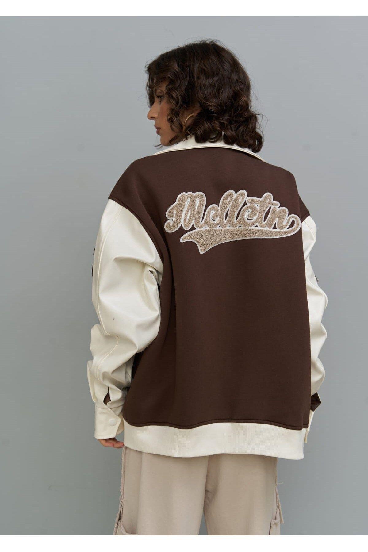 State Kahverengi Kolej Ceket