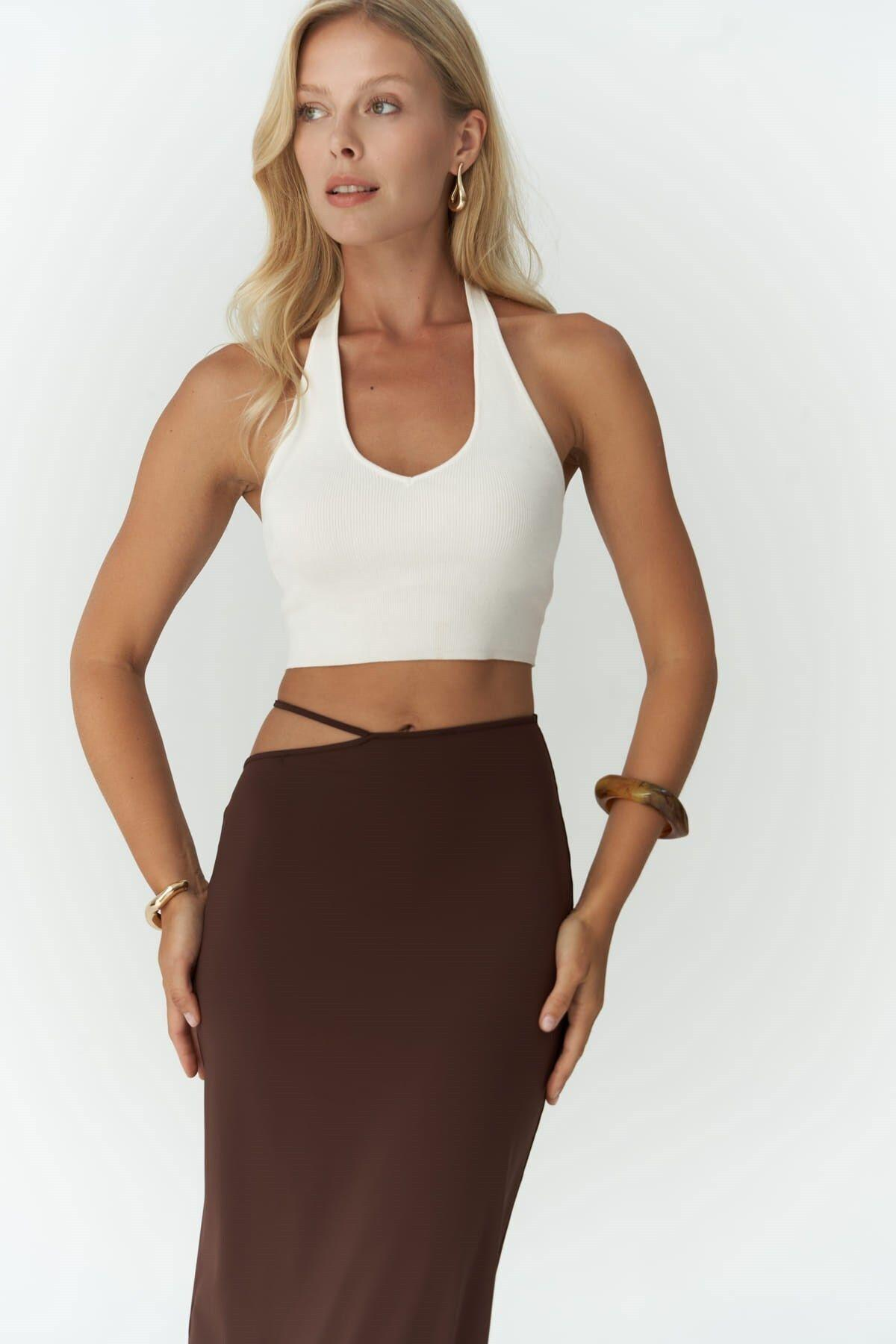 Willy Brown Long Skirt with Rope Detail